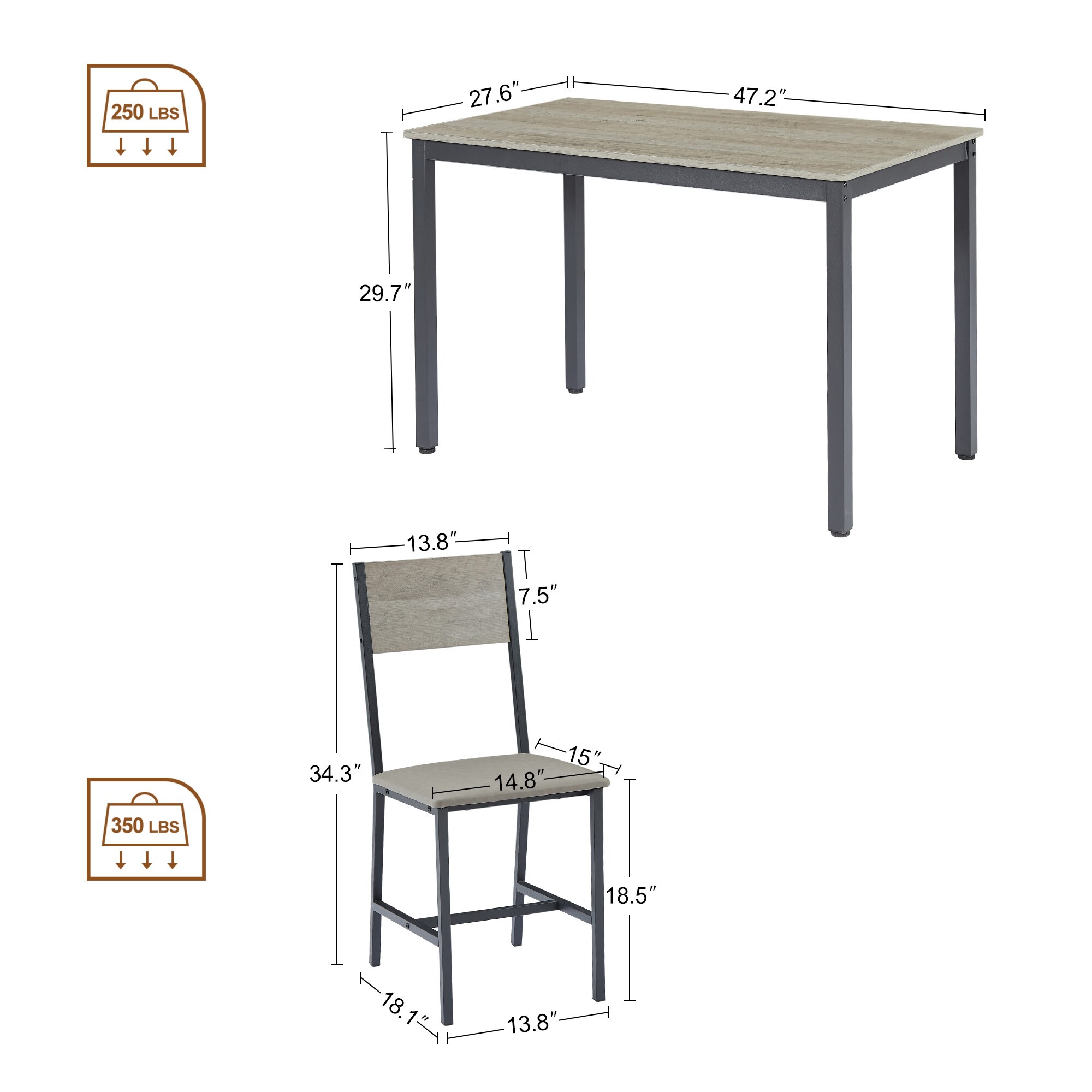 Sunrinx MG66-13-SN Dining-Sets - View #3