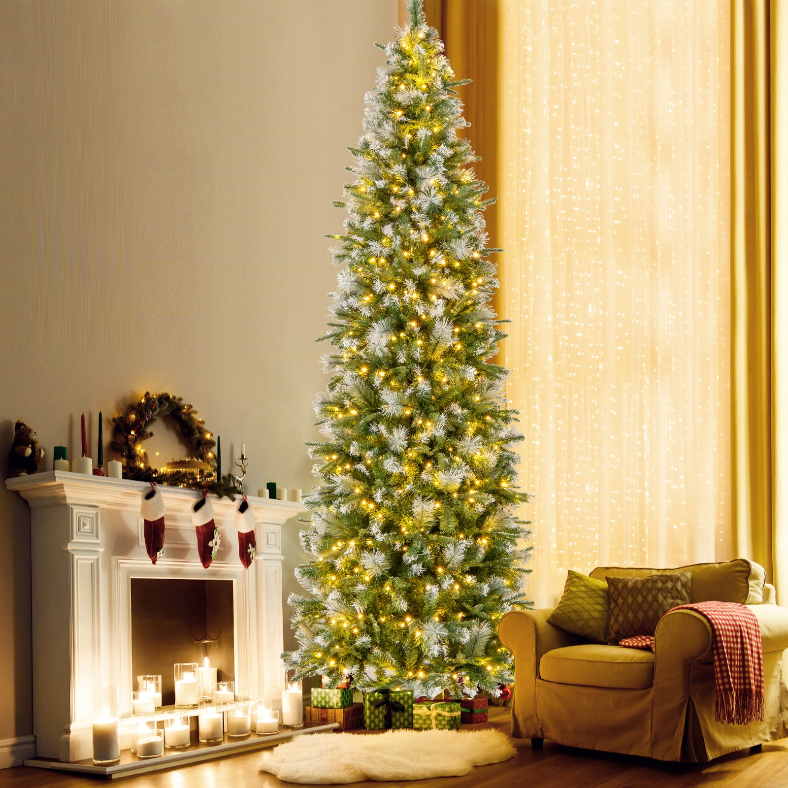 WELLFOR GG-293823AAK Artificial-Christmas-Trees - View #3