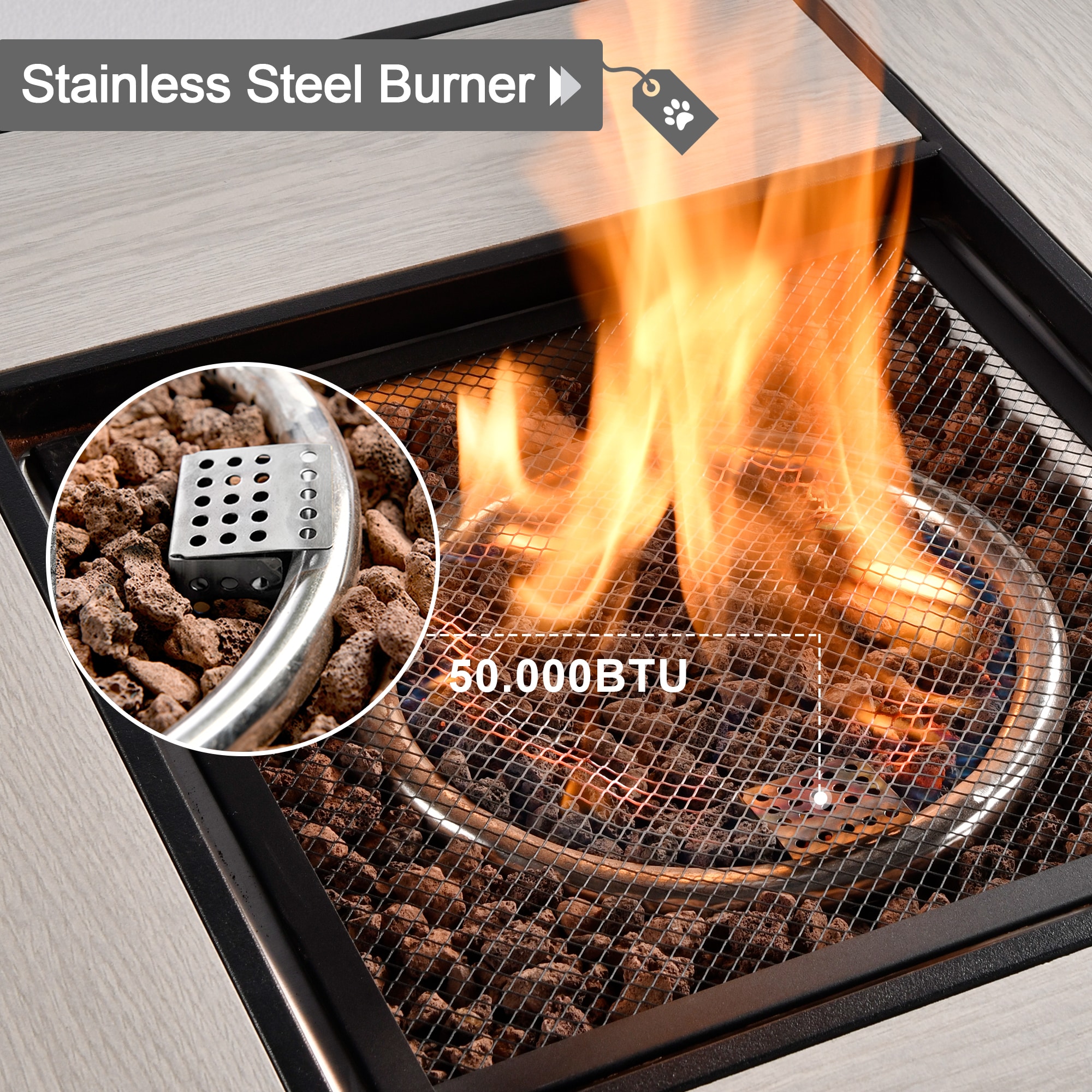 Ovios FP-BP Outdoor-Gas-Firepits - View #4