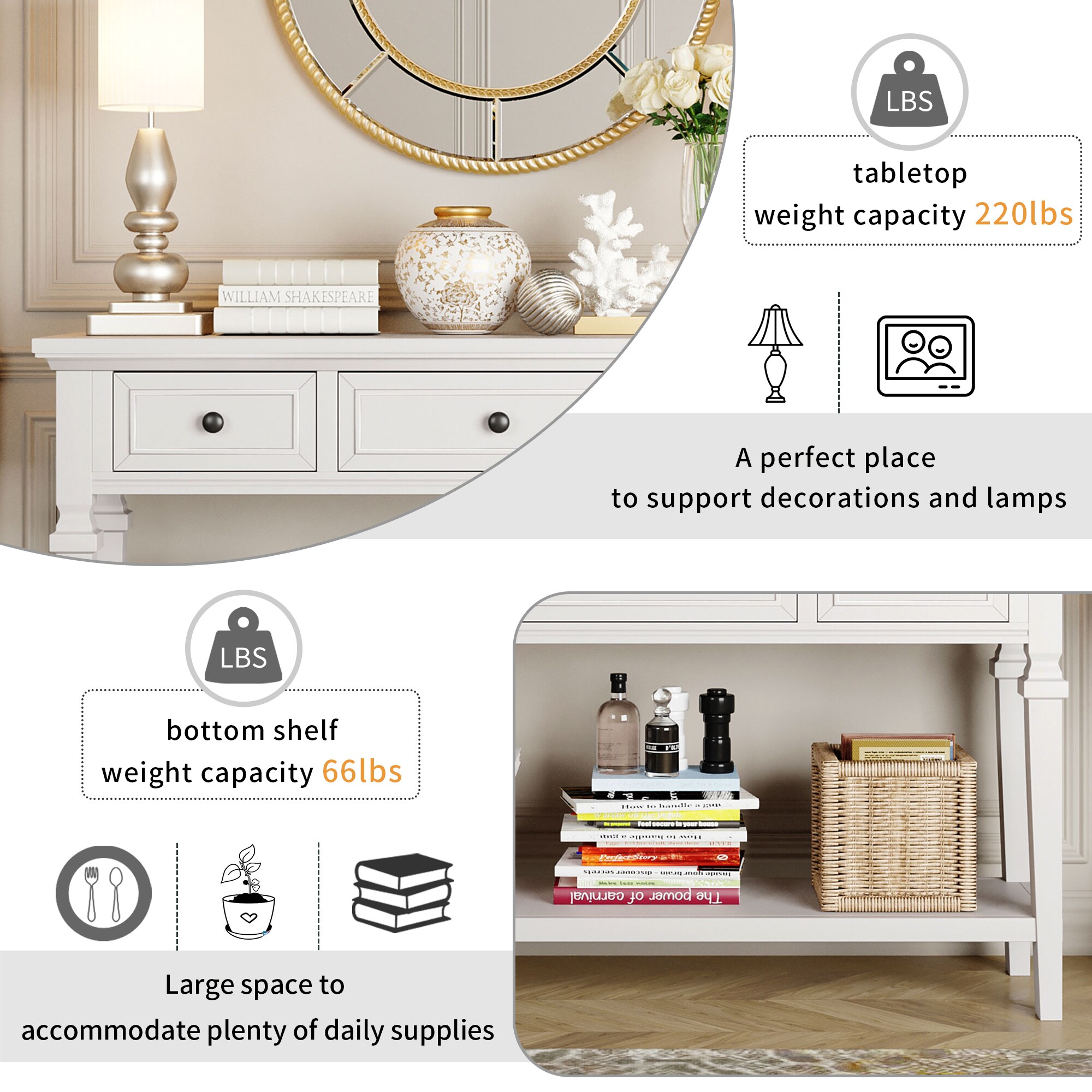 AHIOU HOME ZAAH-CT199599K Console-Sofa-Tables - View #7