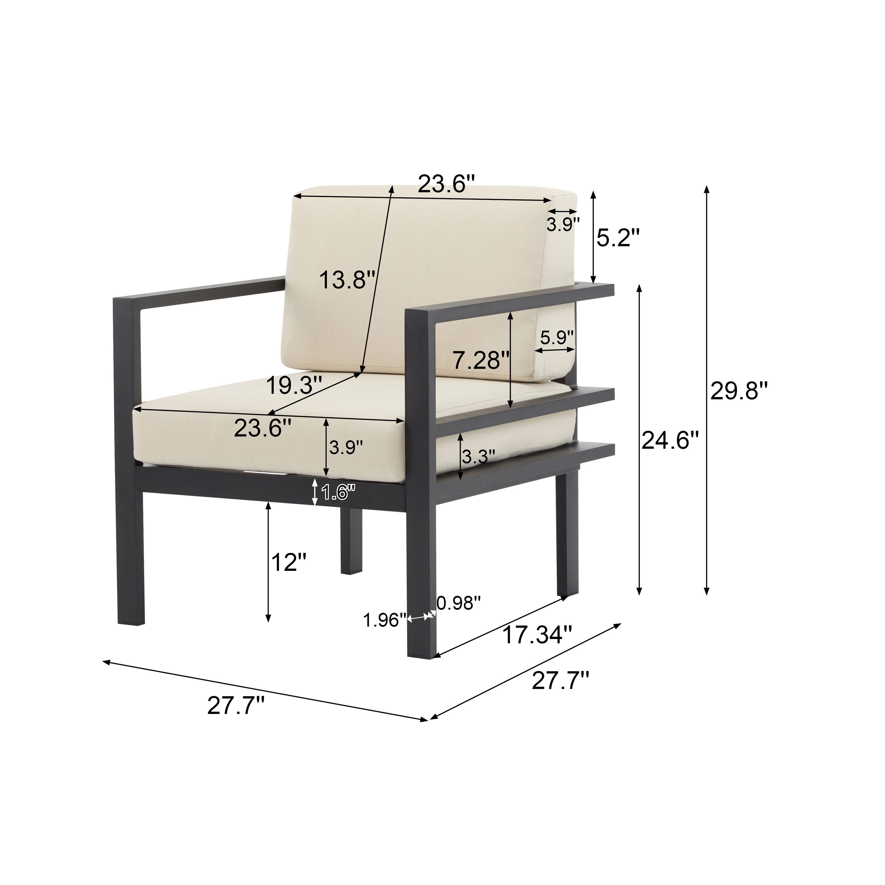 Christopher Knight Home 324007 Patio-Chairs - View #7