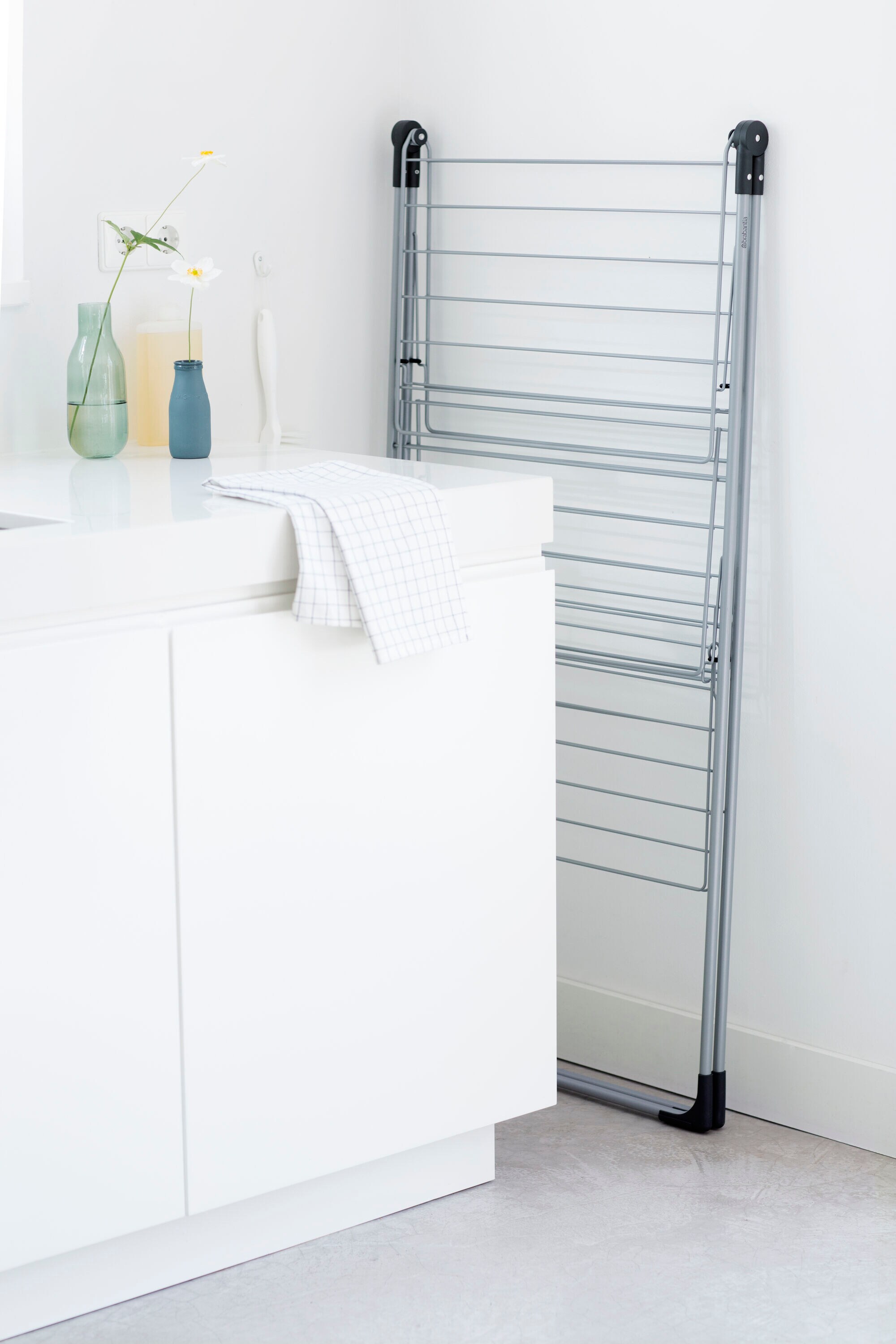 Brabantia Drying Rack Tower - Metallic Grey