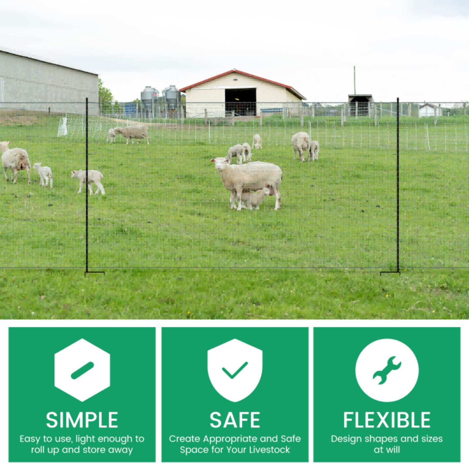 Esazn LYSTY-TSL-250-BR-BL Rolled-Fence - View #6