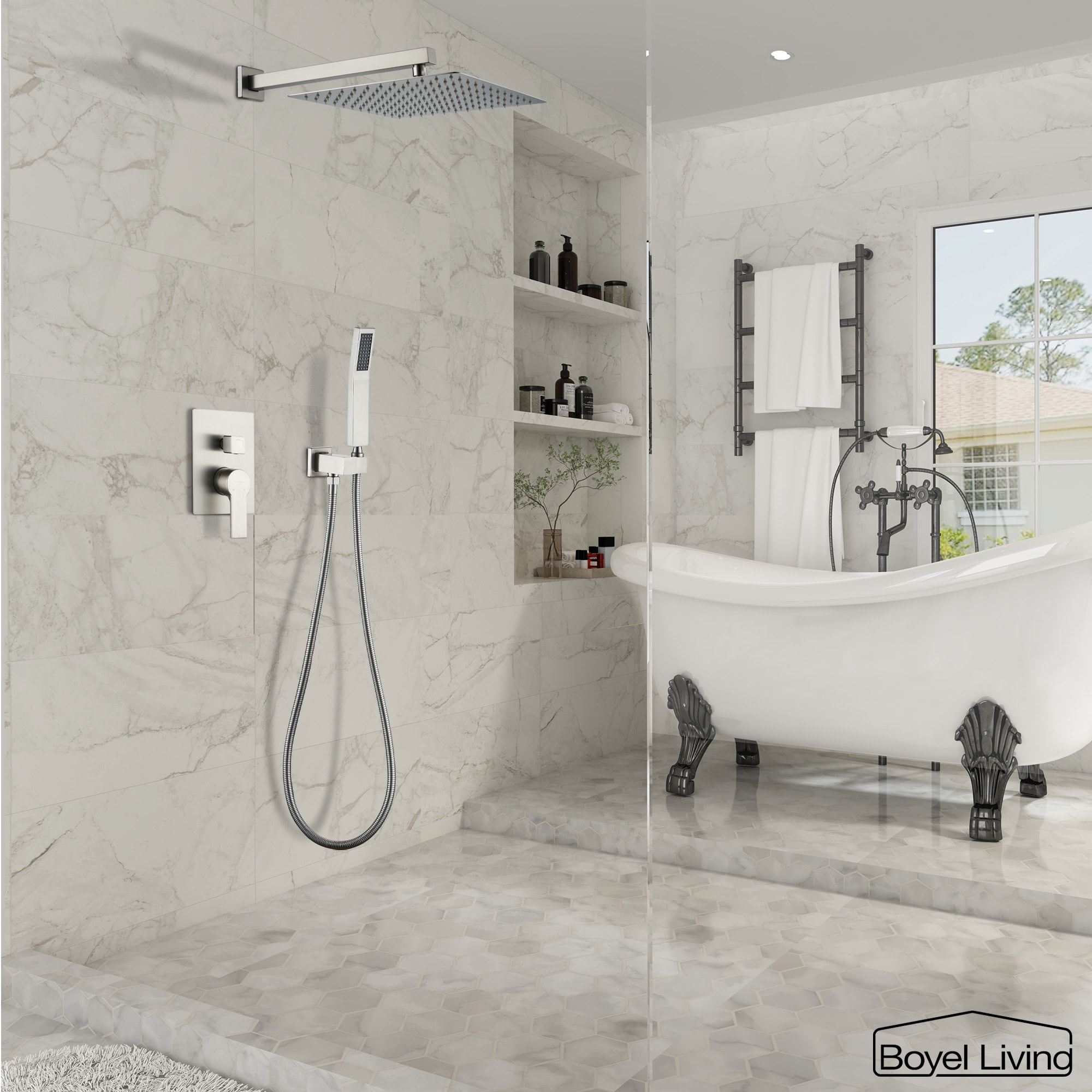 Clihome SMD-88003BN Showerhead-Bar-Panels - View #3