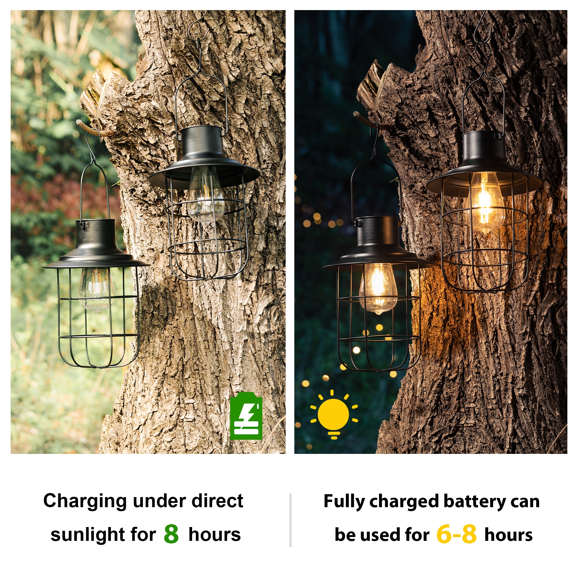 Glitzhome 2023300060 Outdoor-Decorative-Lanterns - View #9