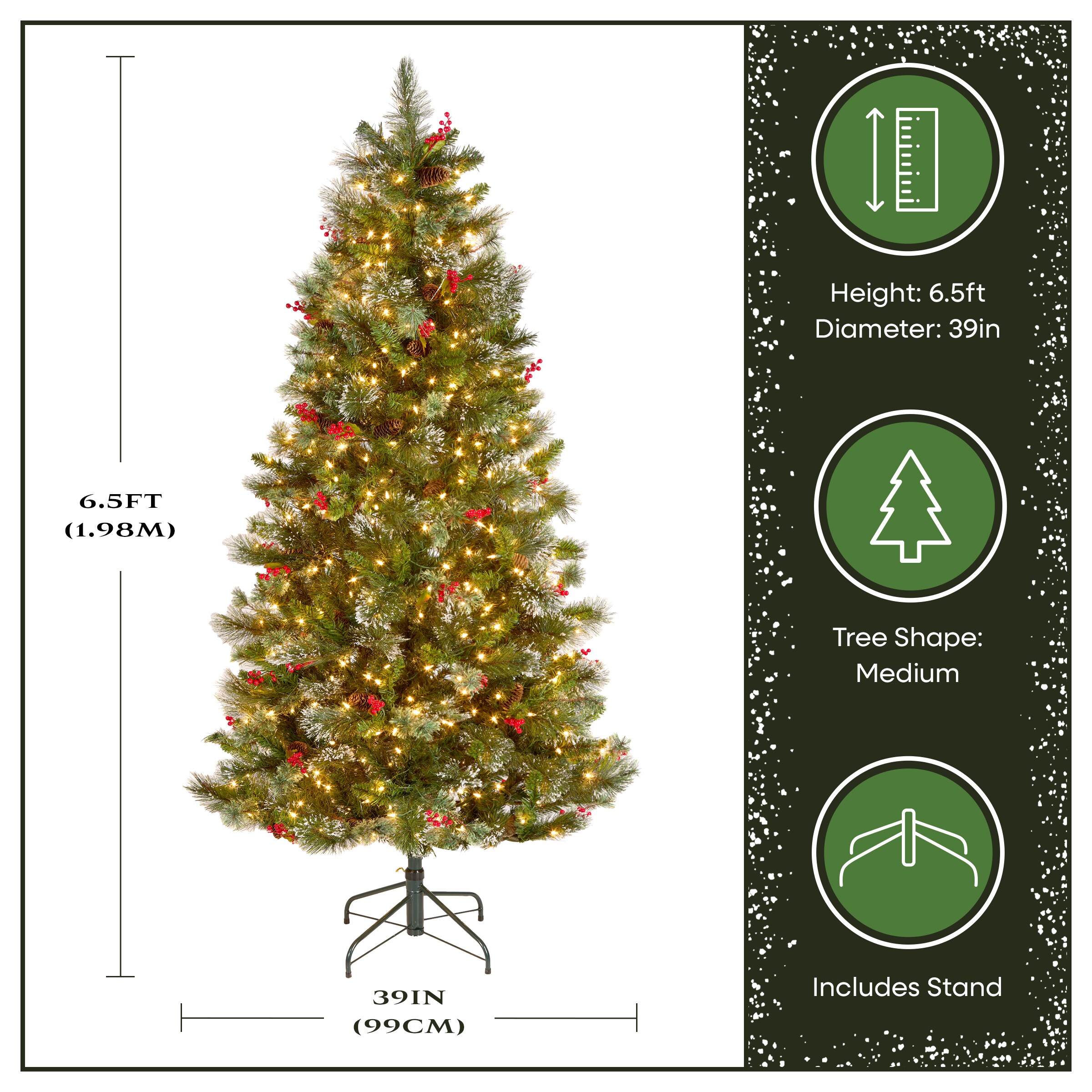 National Tree Company WP1-308-65 Artificial-Christmas-Trees - View #5