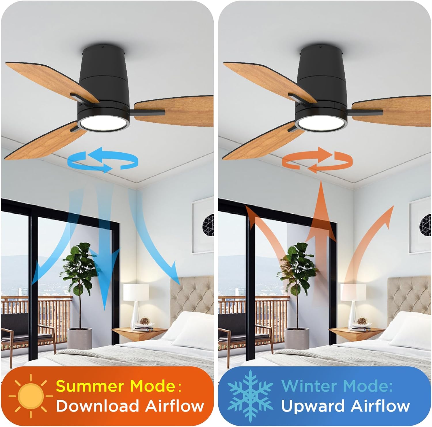TALOYA TLY42-BK-3X-S3 Ceiling-Fans - View #7