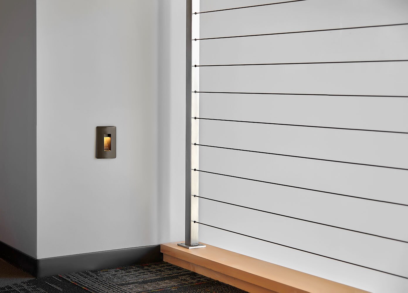 Matte Bronze Low Voltage LED Step Light