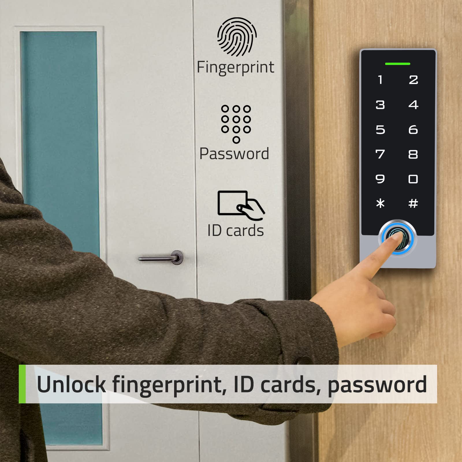KIWDZFU LKI0804B281 Electronic-Door-Locks - View #2