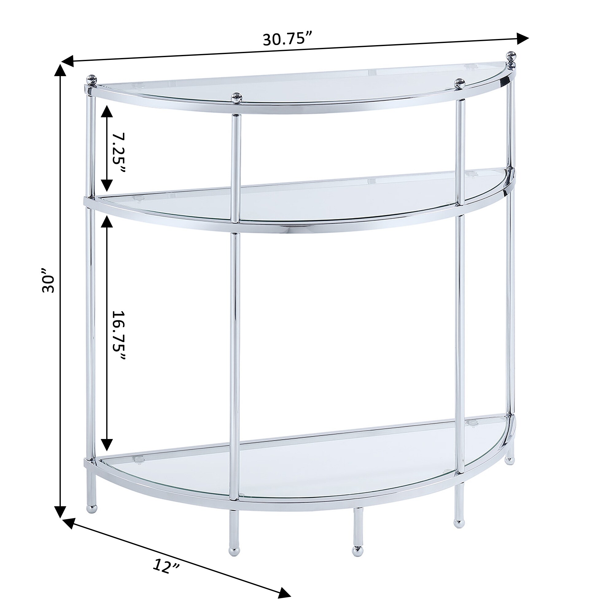 Convenience Concepts S11-141 Console-Sofa-Tables - View #4