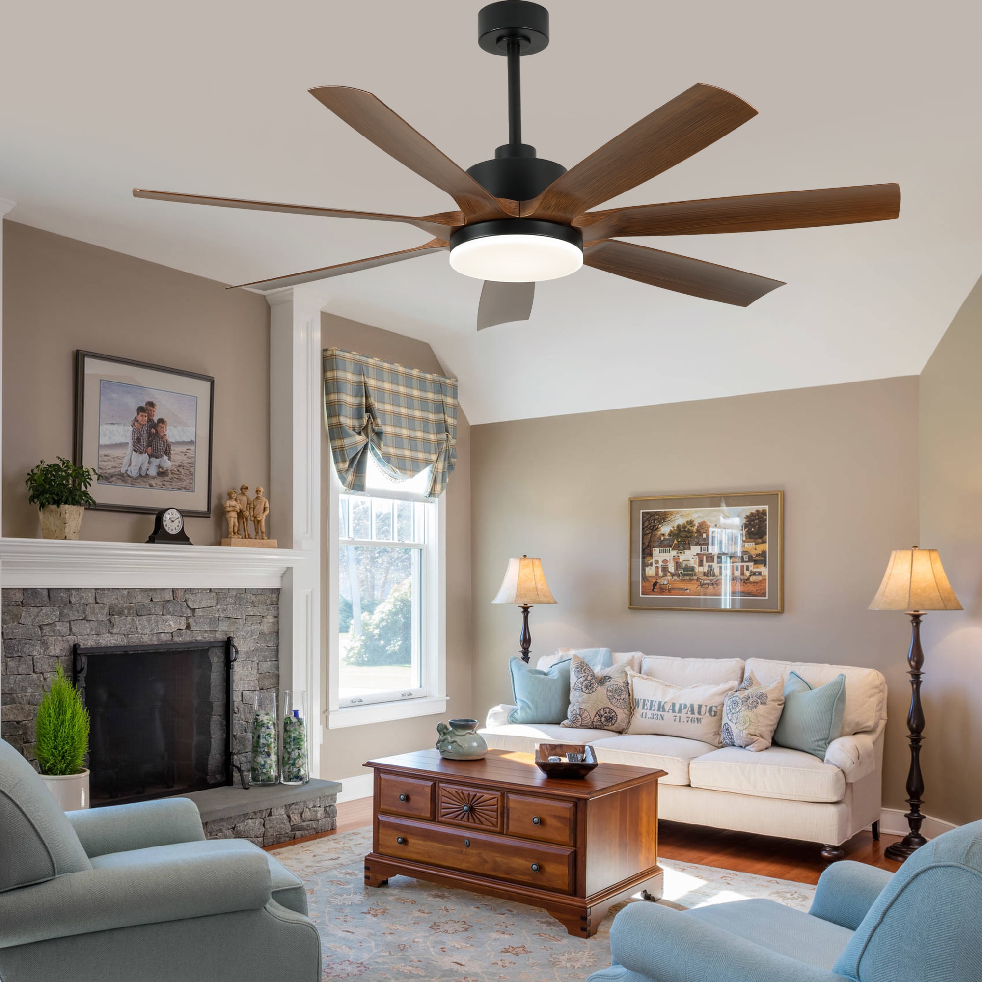 Oaks Decor DC256002OKEL Ceiling-Fans - View #5