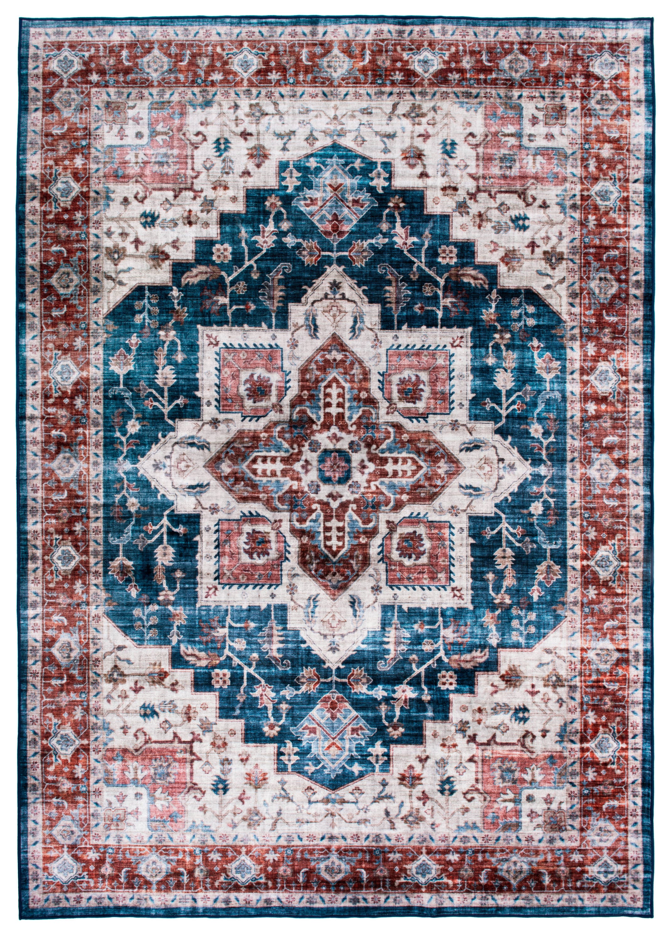World Rug Gallery 7015BLUE8X10 rugs - View #3