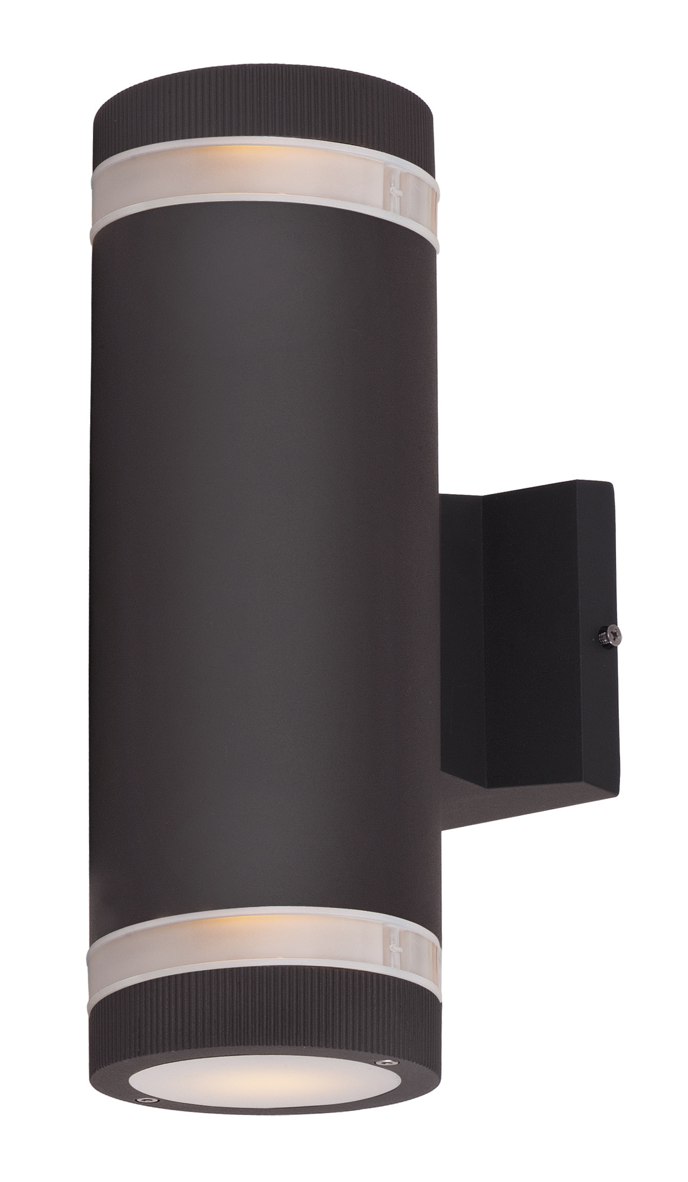 Maxim Lighting 6112ABZ Lightray 2 -Light 12-in H Antique Bronze Hardwired Outdoor Wall Light