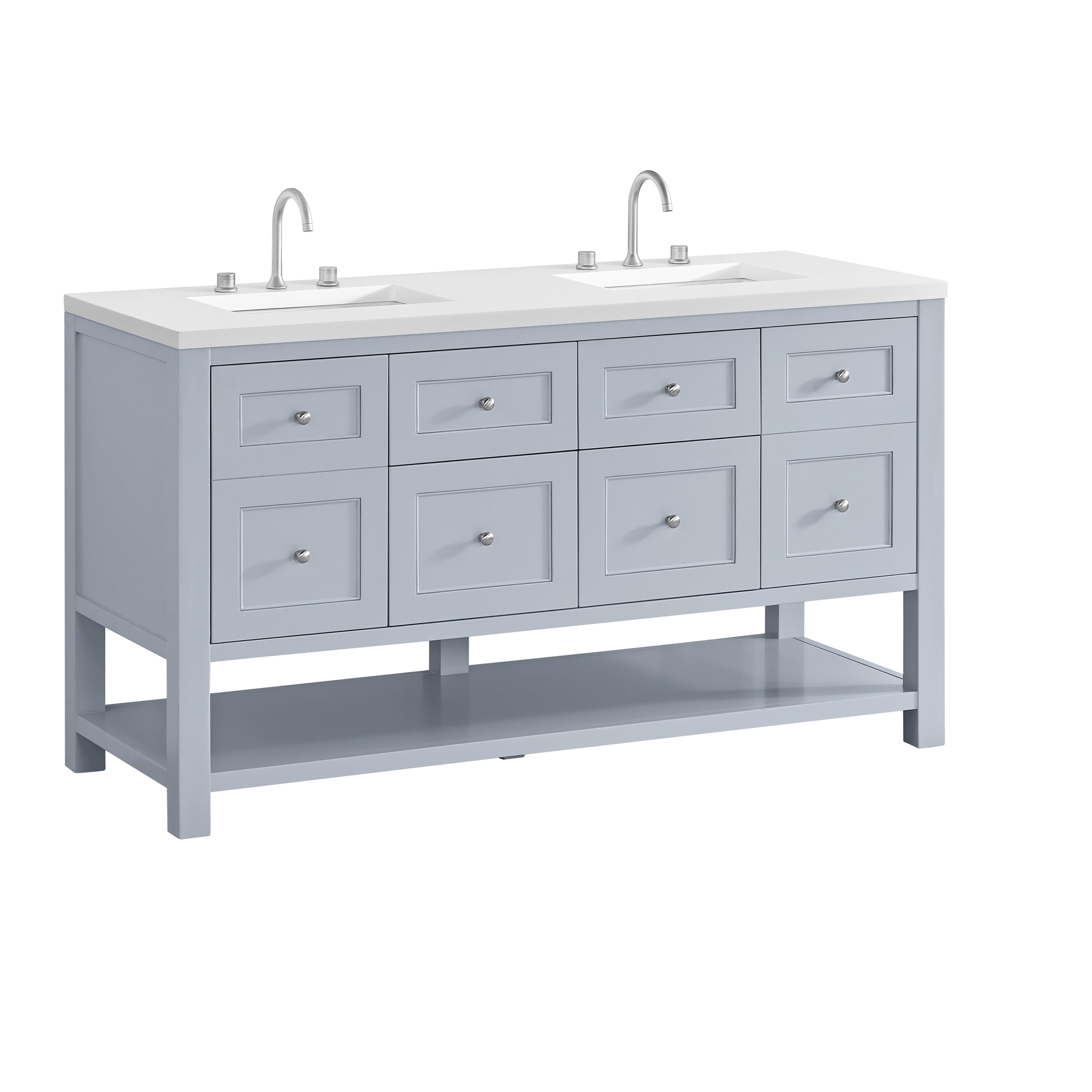 James Martin Vanities 330-V60D-SRB-3WZ Bath-Vanity-Combo - View #10