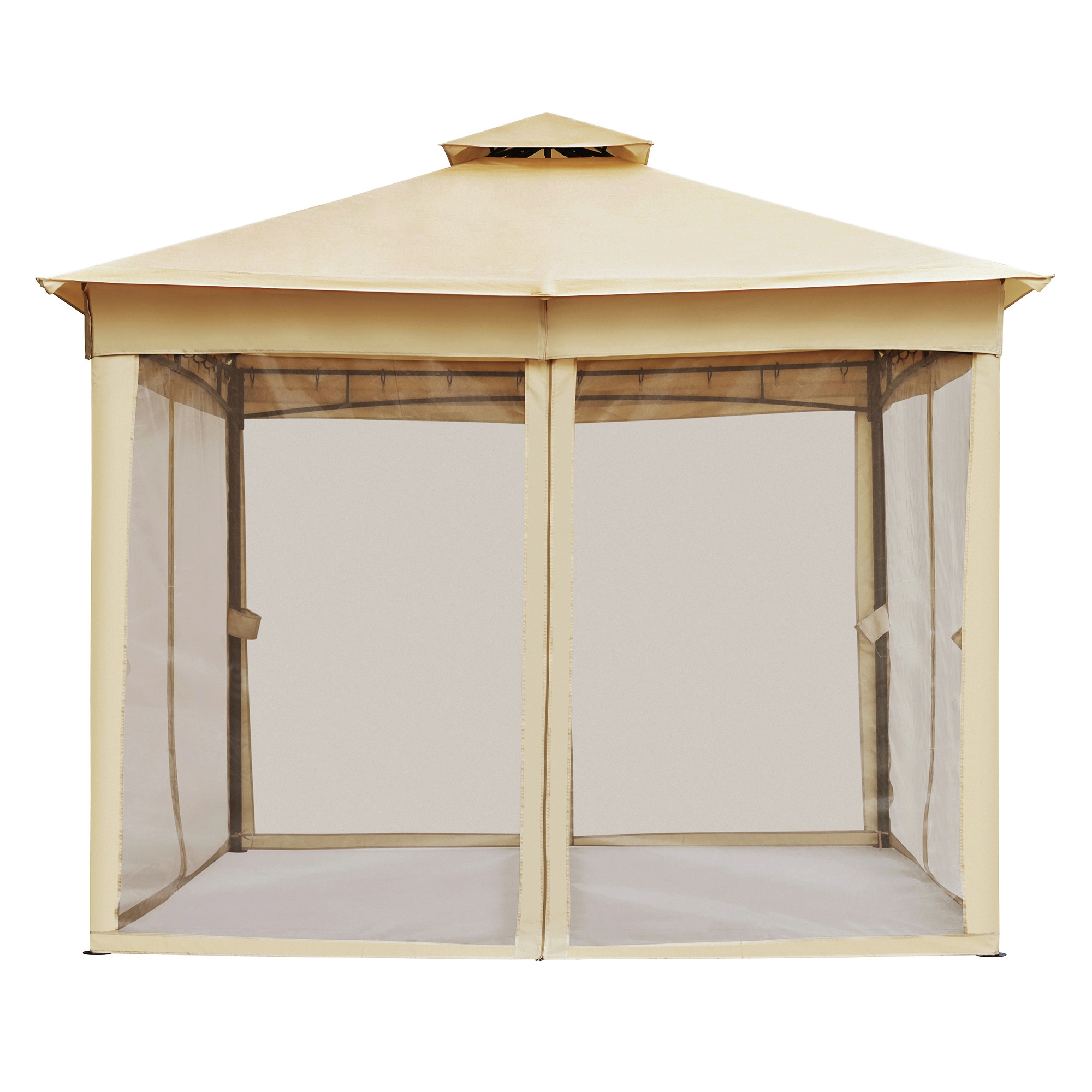 SINOFURN SYA990035GY Wood-Resin-Gazebos - View #5