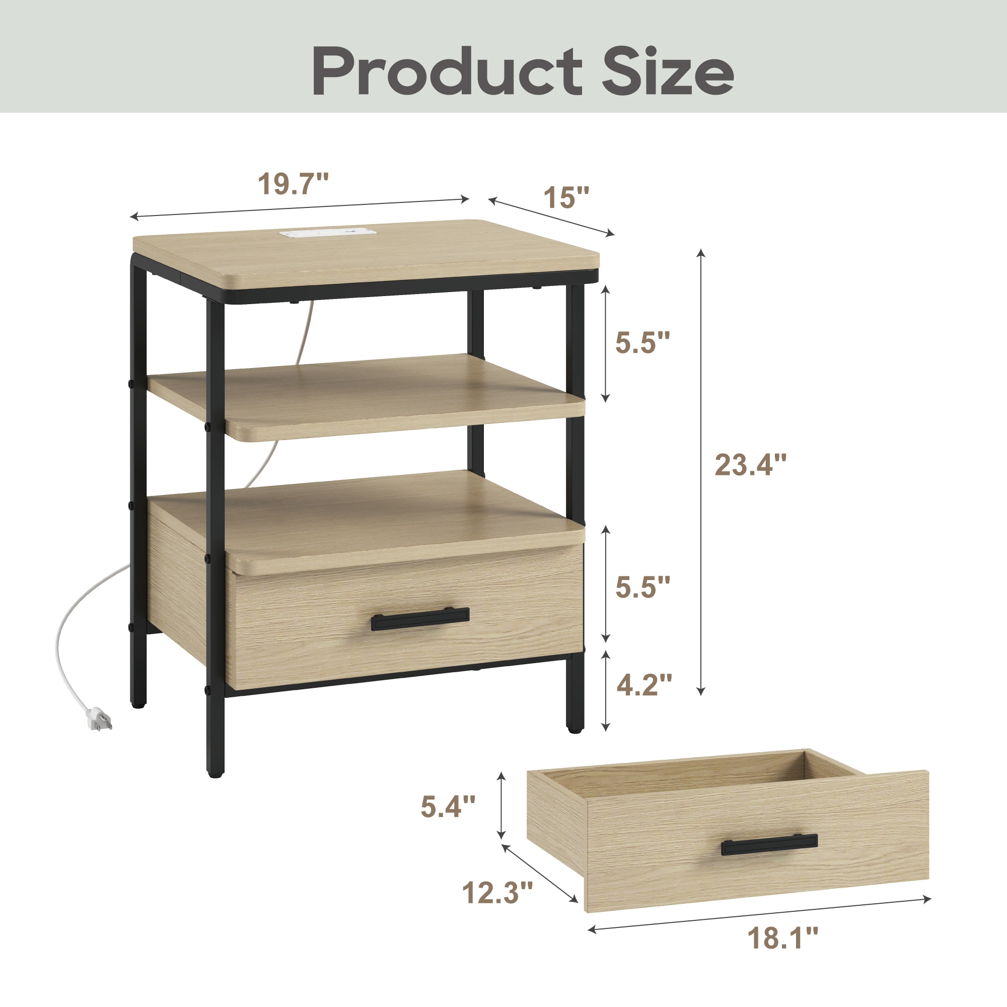DELUXE LIVING N24002-19L End-Tables - View #10