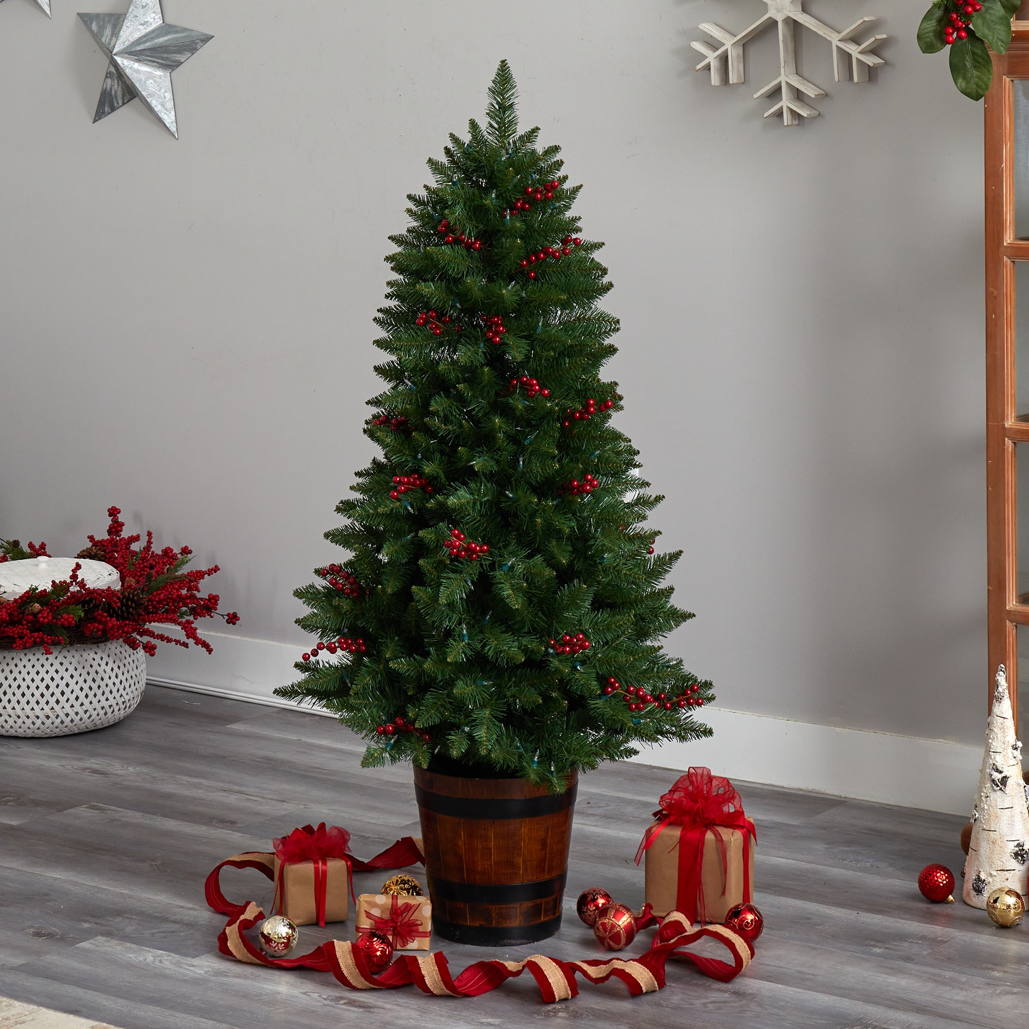 Nearly Natural T3280 Artificial-Christmas-Trees - View #9