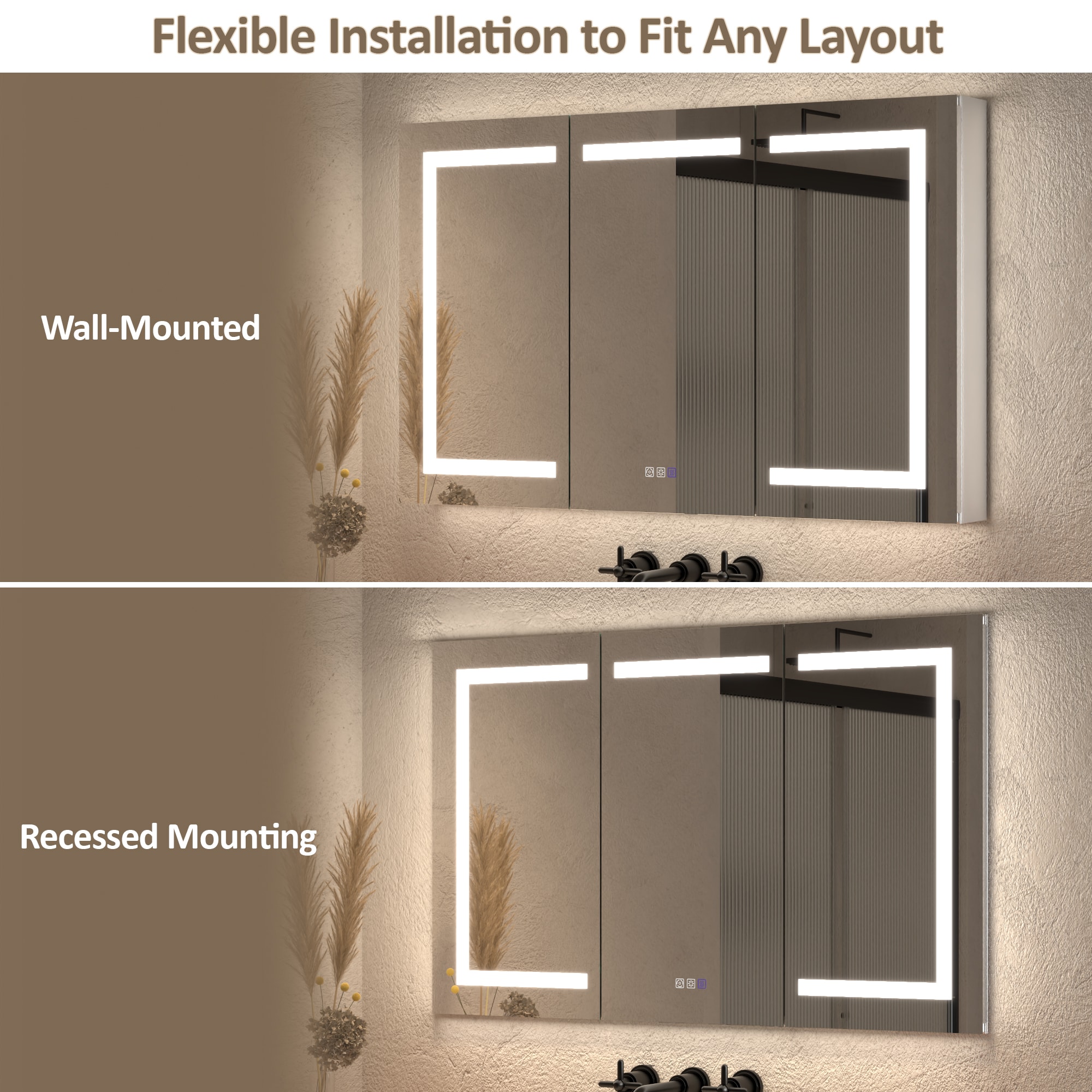ExBrite DIBC3030RDL Bathroom-Medicine-Cabinets - View #15