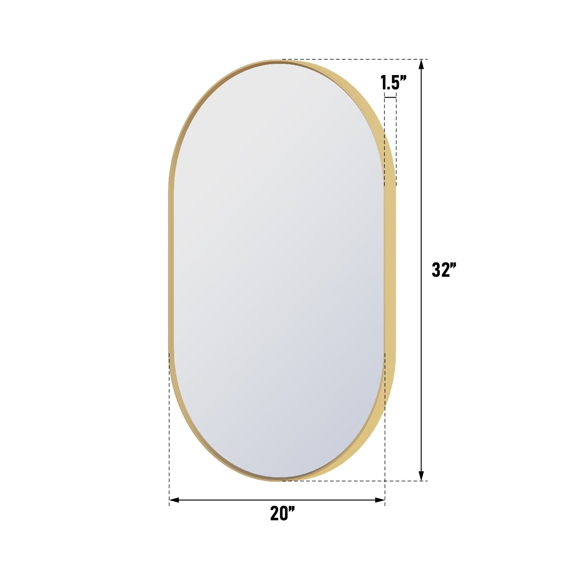 CALVON RC2-2032BG Decor-Mirrors - View #2