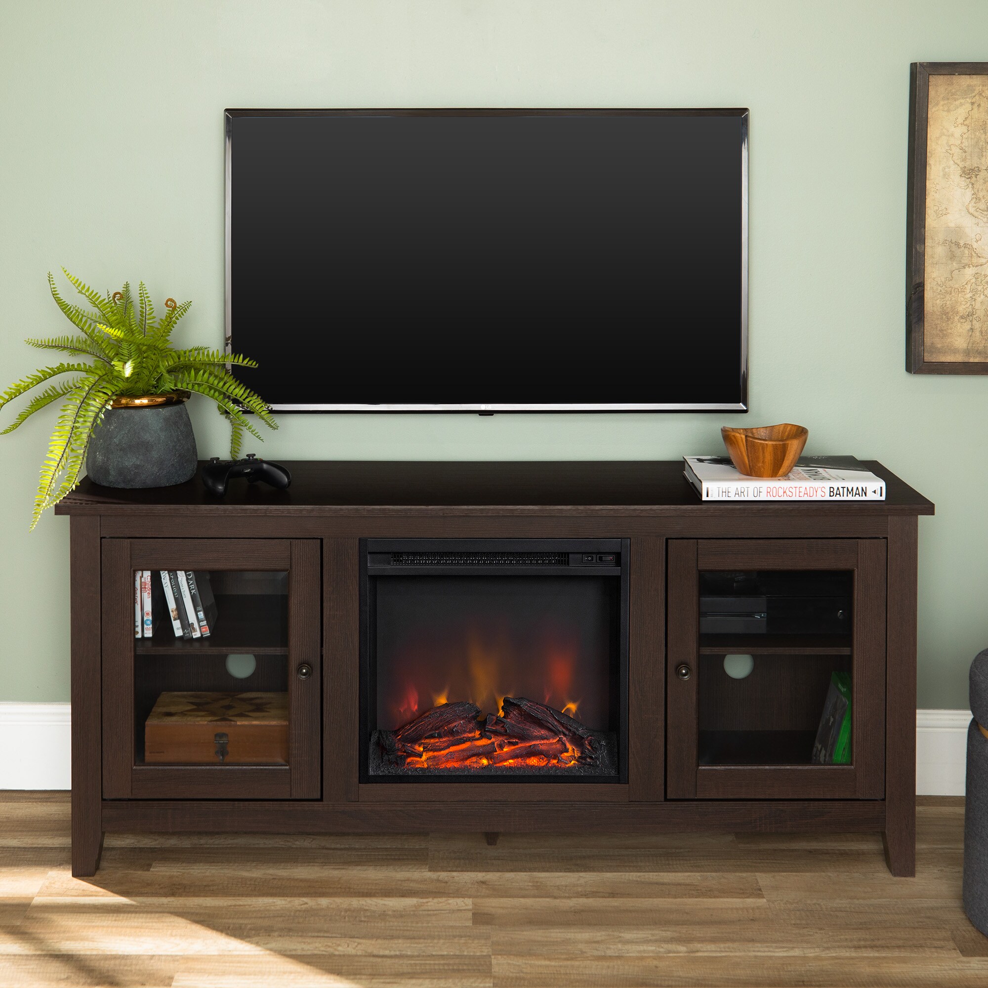 Walker Edison W58FP4DWES Electric-Fireplaces - View #2
