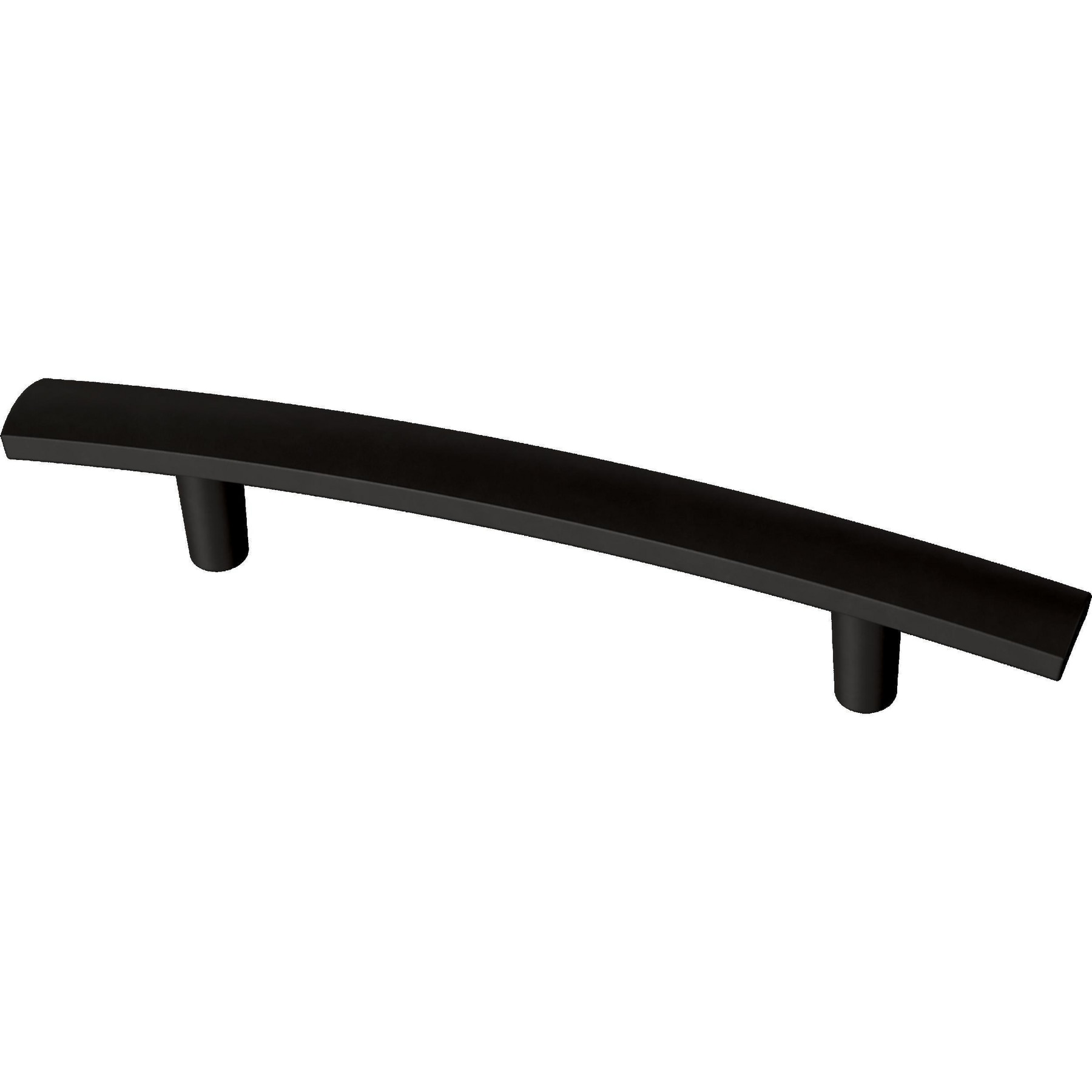 allen + roth P37032W-FB-C Amelia 3-3/4-in , 96mm Center to Center Matte Black Arch Bar