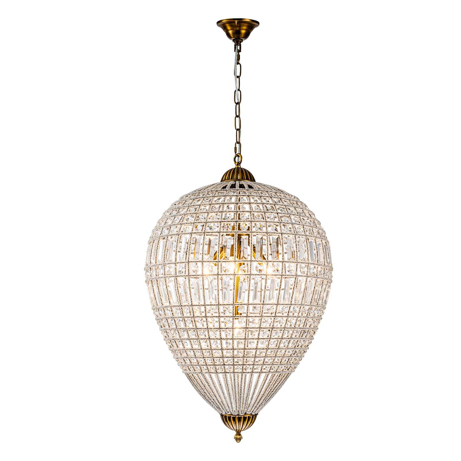 EDISLIVE Y81010000047518 Allenglade 5 -Light Brass French country/cottage Crystal For Use in Bedrooms, Dining Rooms, Foyers, Kitchens, Living Rooms Chandelier
