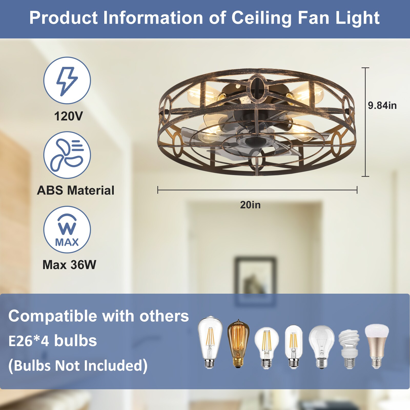 Dovanpaul 216-20C-CO-LW Ceiling-Fans - View #5
