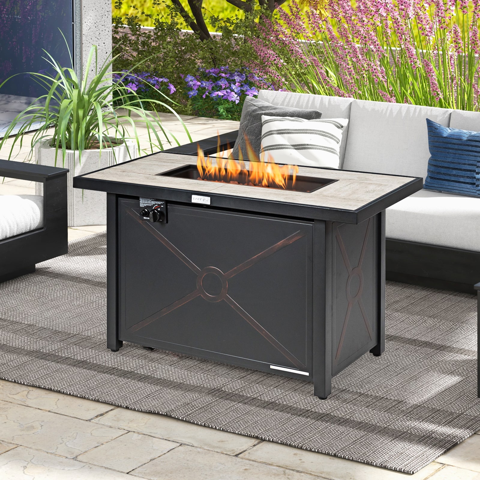 Slickblue D-CO-96307PO Outdoor-Gas-Firepits - View #2