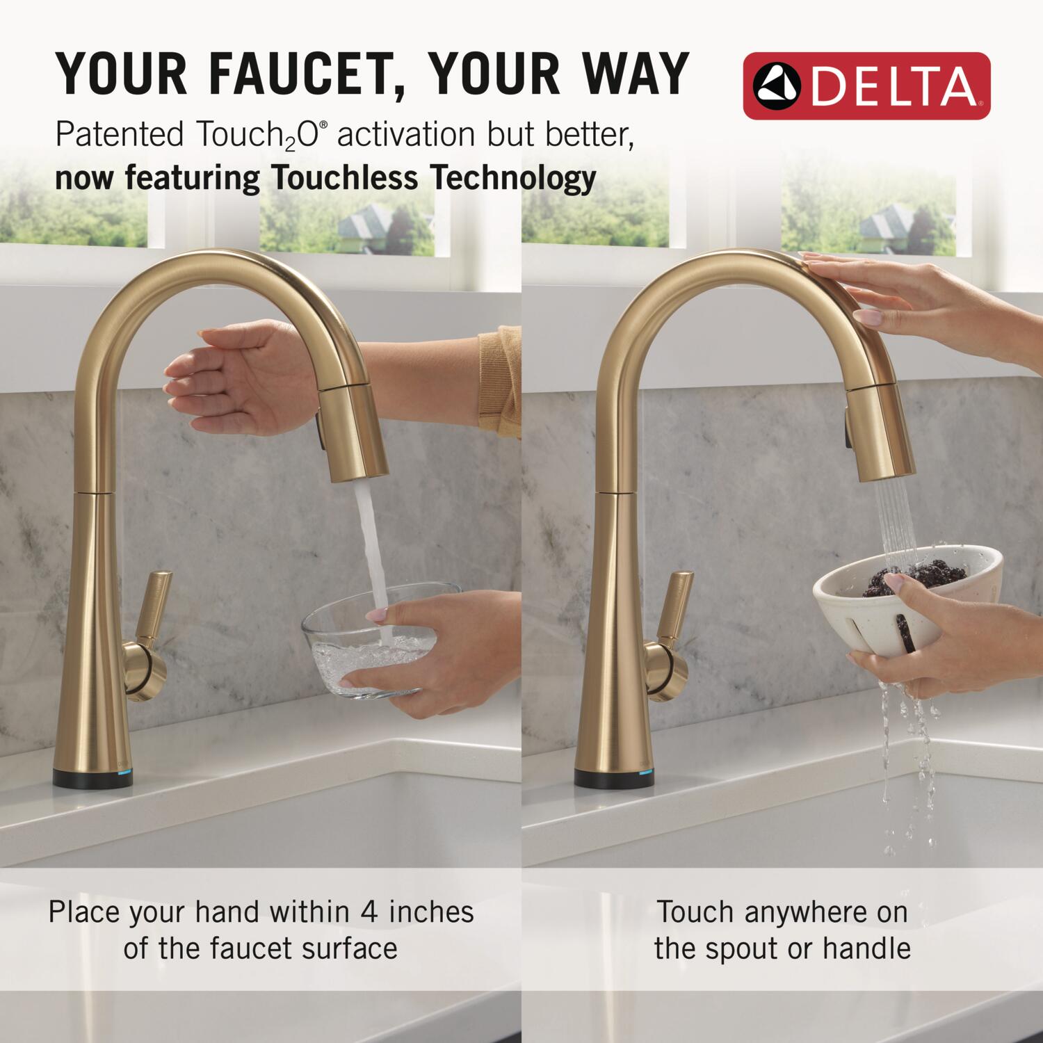 Delta 9191TL-CZ-PR-DST Kitchen-Faucets - View #3