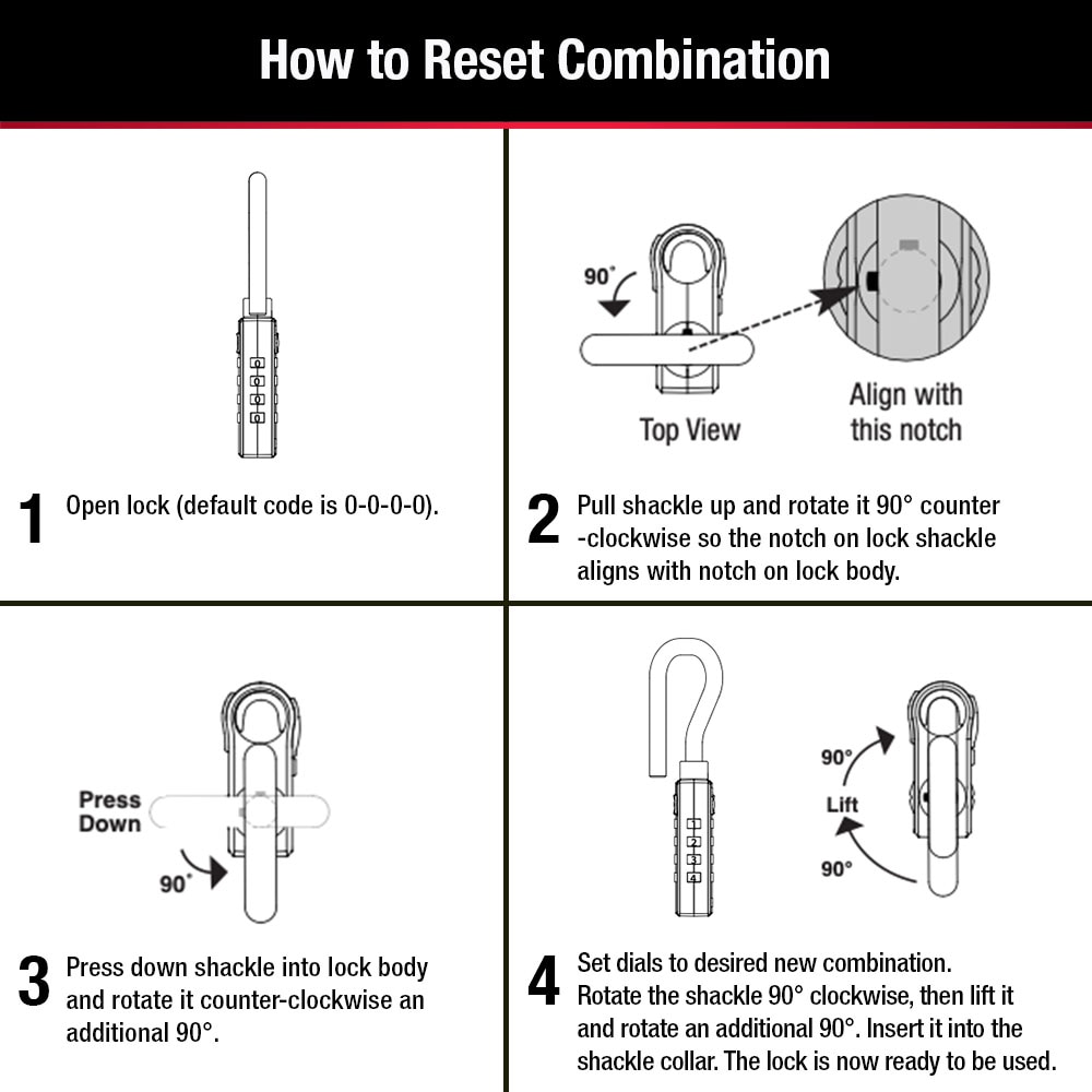 Master Lock 4696D Padlocks-Locks-Cables - View #5