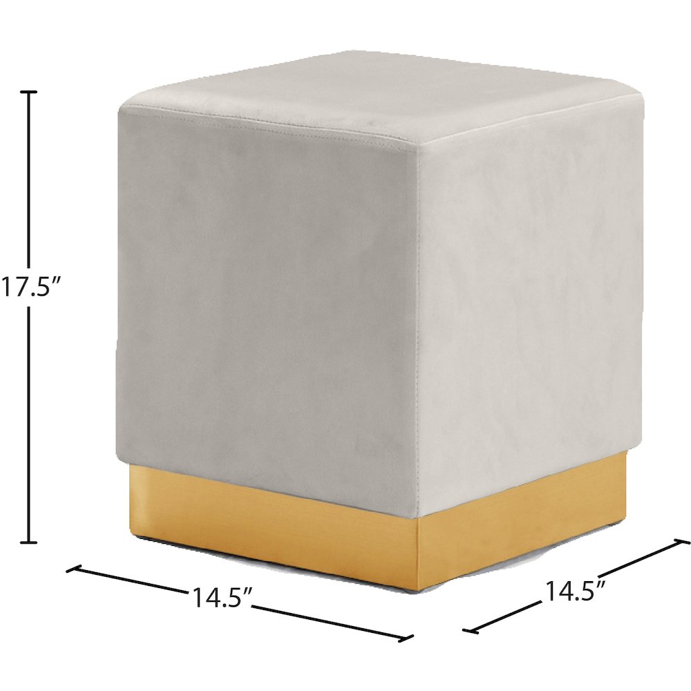 Meridian 134CREAM Indoor-Ottomans - View #3