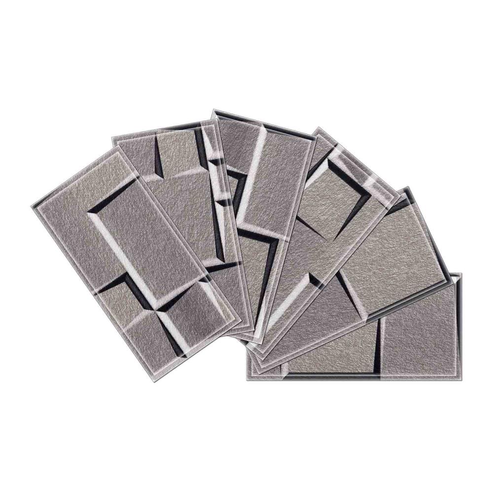 Instant Mosaic 7940101 Upscale Designs 64-Pack Multicolor 3-in x 6-in Glass Random Mosaic Wall Tile (Common: 3-in x 6-in; Actual: 3-in x 6-in)