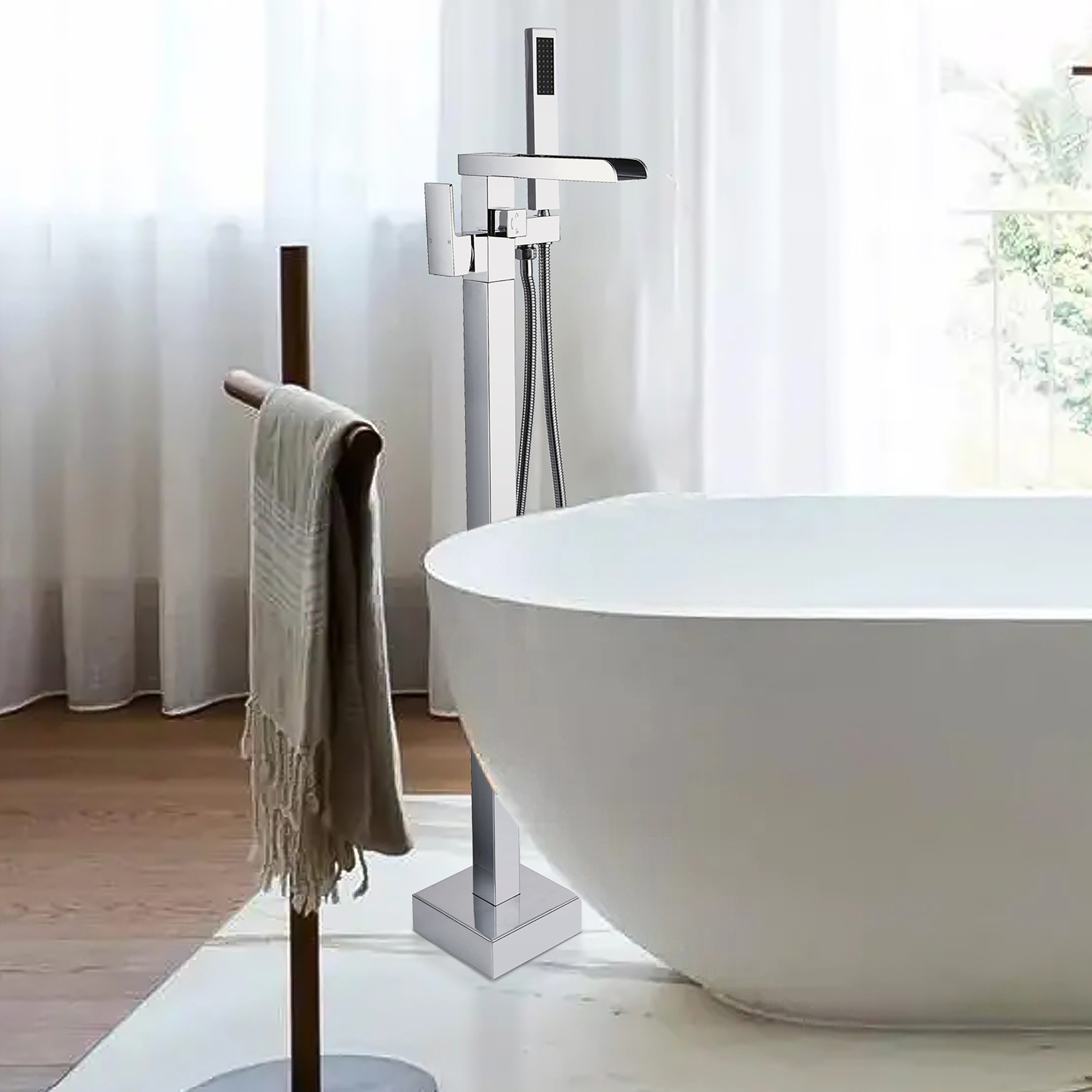 Maincraft HHK018CH Roman-Tub-Faucets - View #2