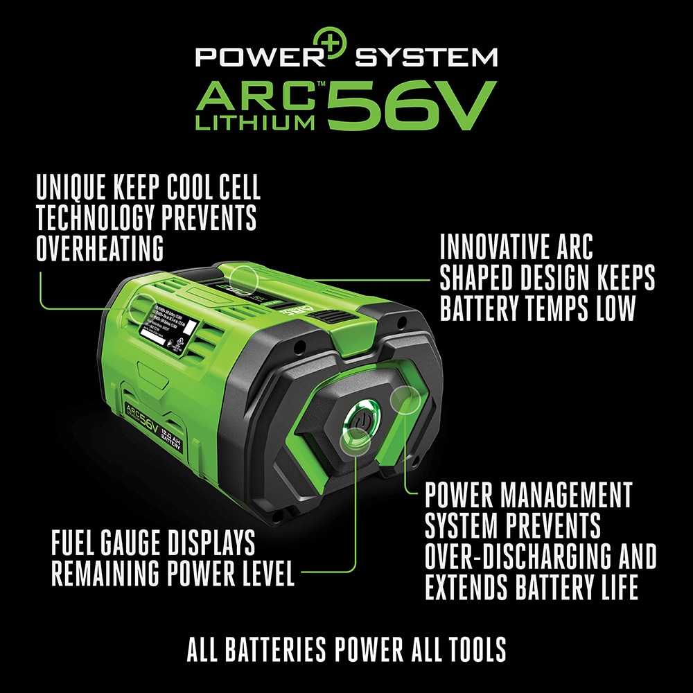 EGO POWER+ 56-Volt 12 Ah, Lithium Ion (li-ion) 672-Watt Battery BA6720T Sansujyuku sansujyuku.com