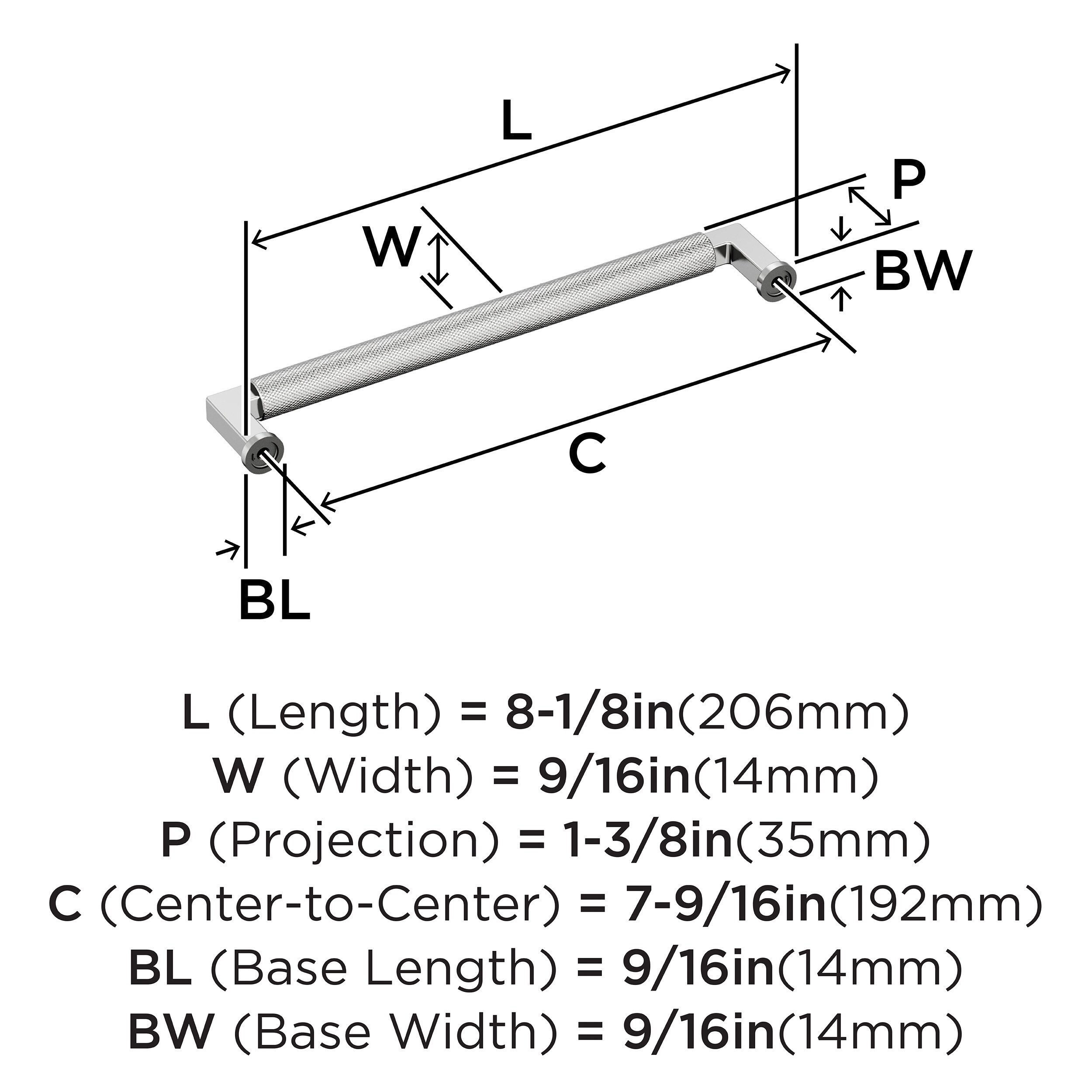 Amerock BP3762626 Cabinet-Pulls - View #4