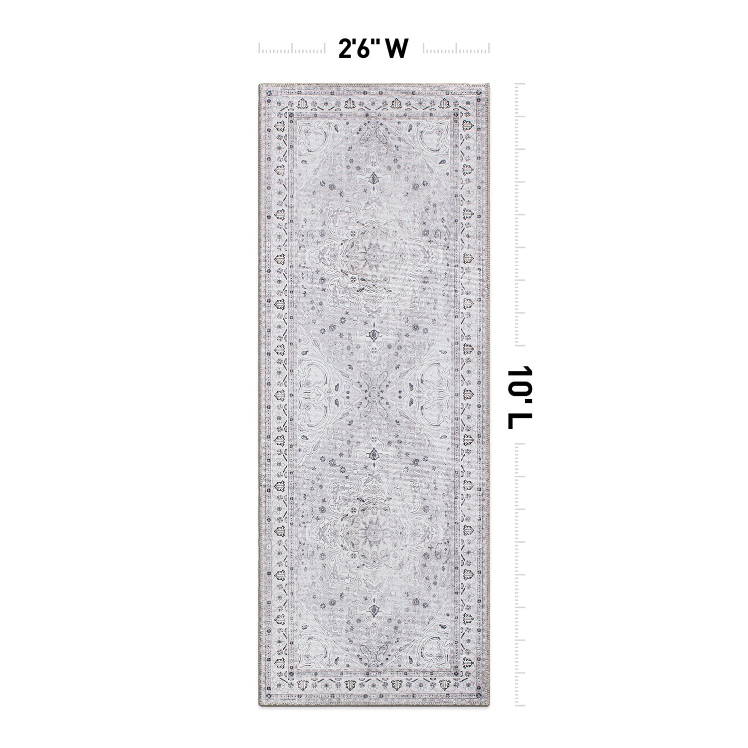 World Rug Gallery 5061GRAY2X10 rugs - View #2