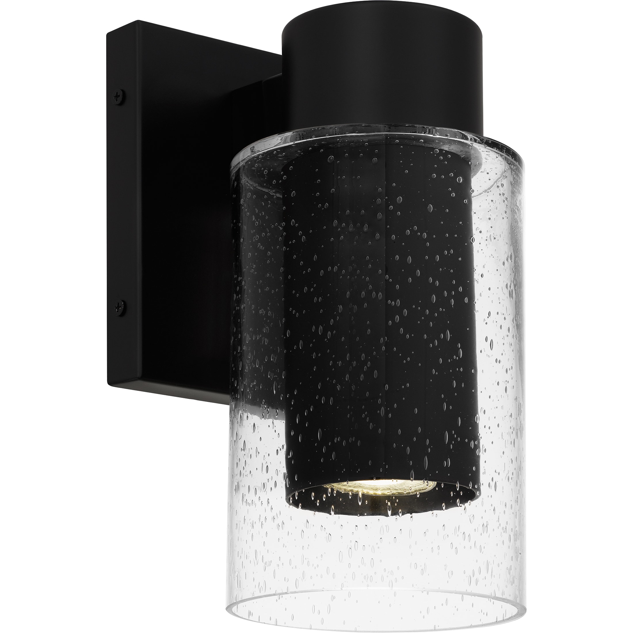 Quoizel Sawyer 1 -Light 10-in H Matte Black Hardwired Dark Sky Outdoor Wall Light