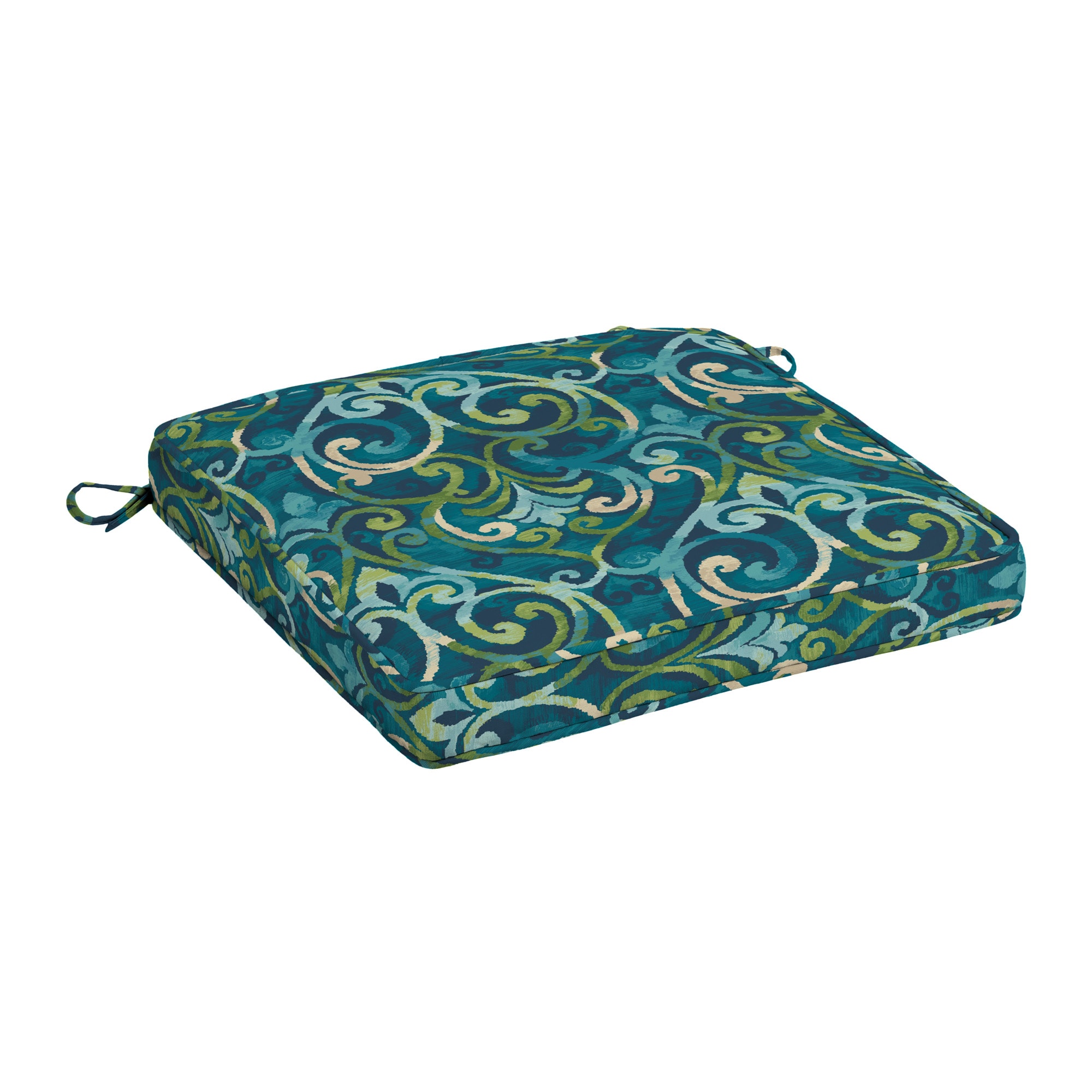 Style Selections 20 in x 20 in Salito Marine Patio Chair Cushion