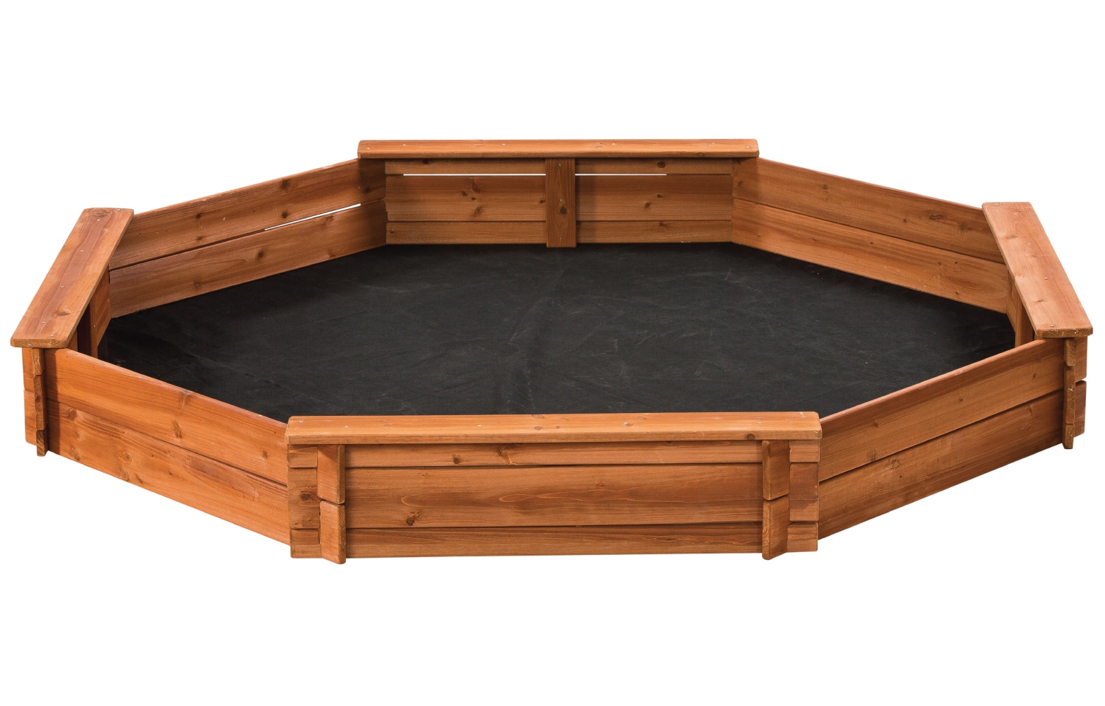 Large Sandbox with Cover Backyard Outdoor Kid Sand Box Wood Safe Play Area Lot 