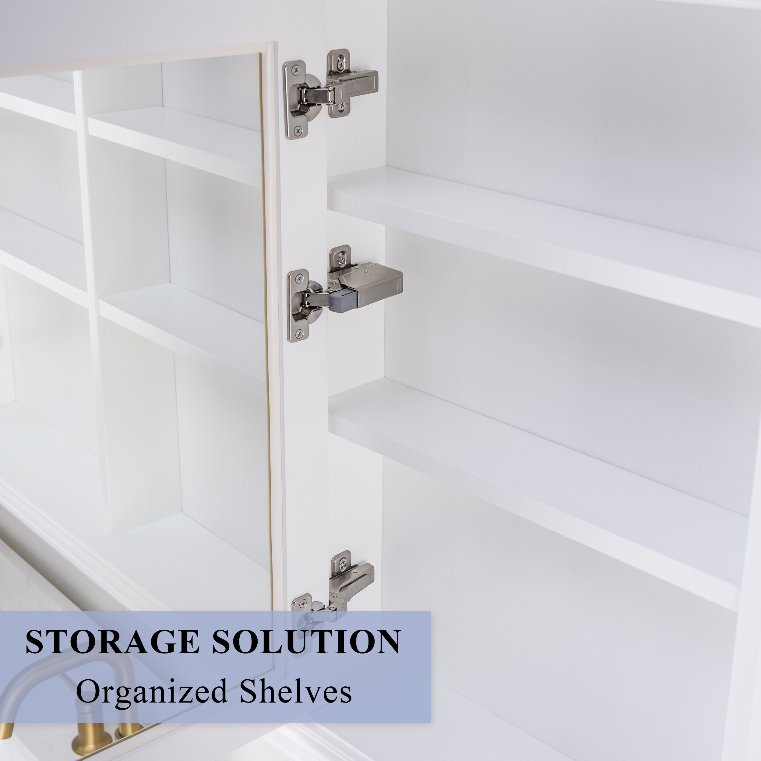 WELLFOR GB4030MC-WT Bathroom-Medicine-Cabinets - View #9