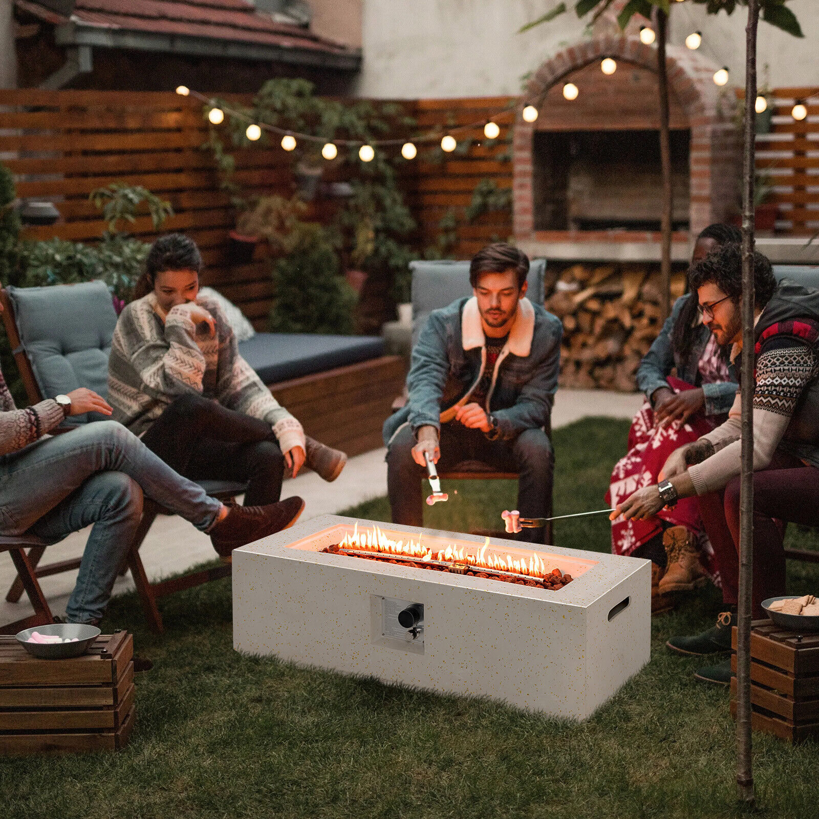 Slickblue D-CO-HW15801PN Outdoor-Gas-Firepits - View #2