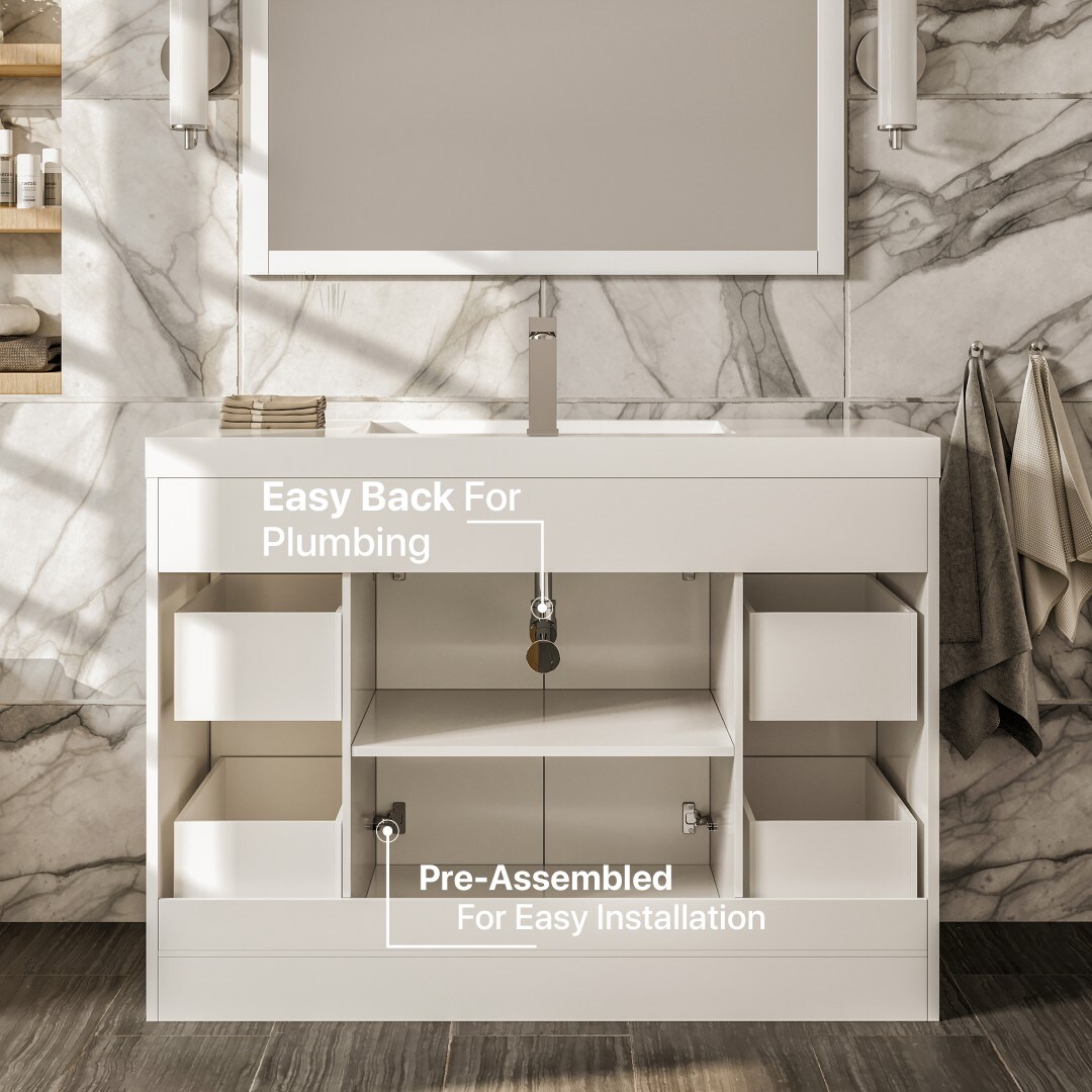 Eviva EVVN1000-8-42WH Bath-Vanity-Combo - View #6