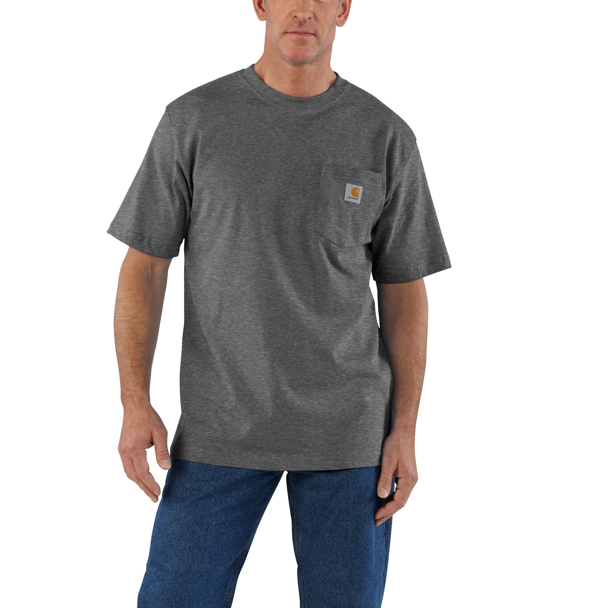 Carhartt Men's Knit Short Sleeve Solid T-shirt (Medium) in the