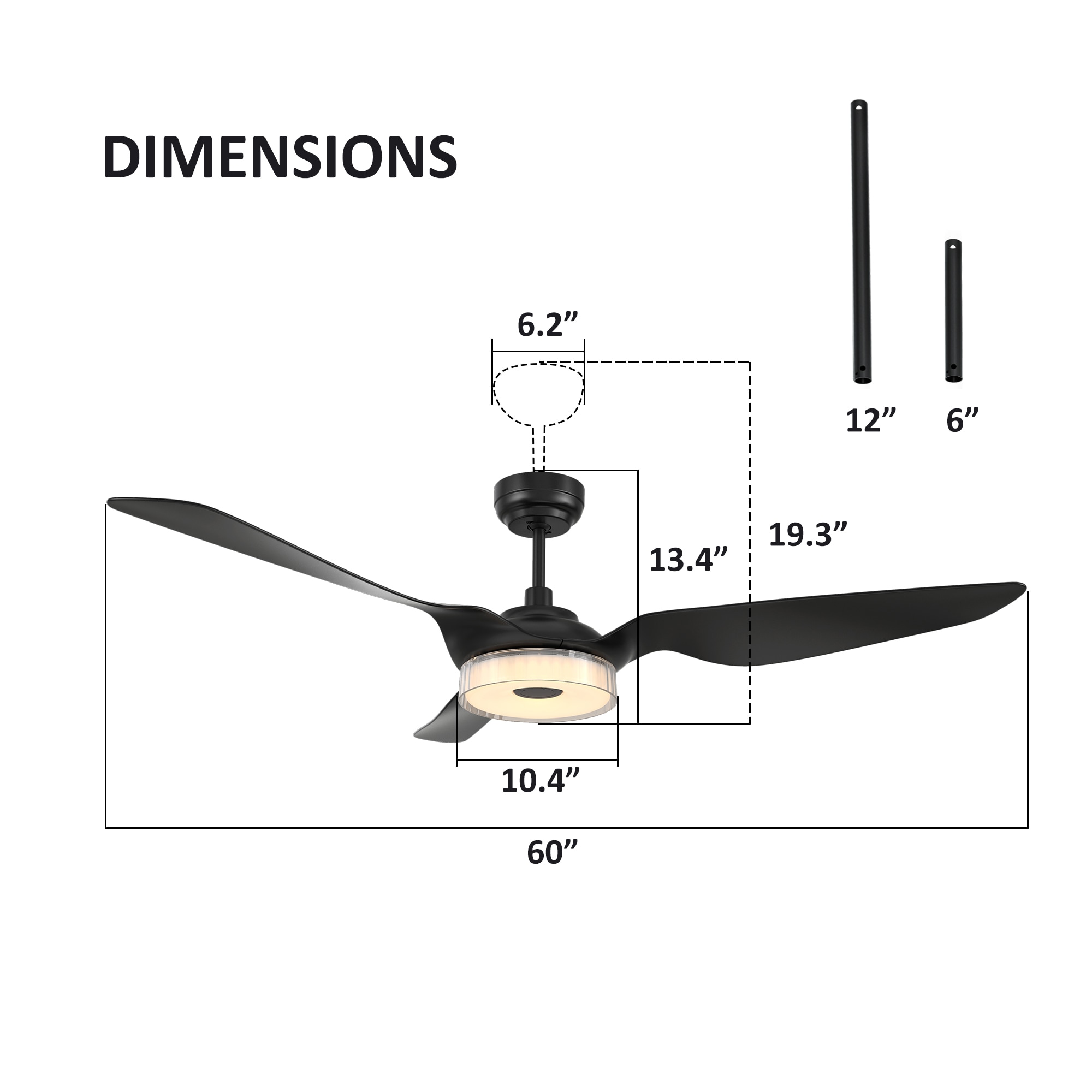 CARRO USA LS603F-L13-B2-1 Ceiling-Fans - View #11
