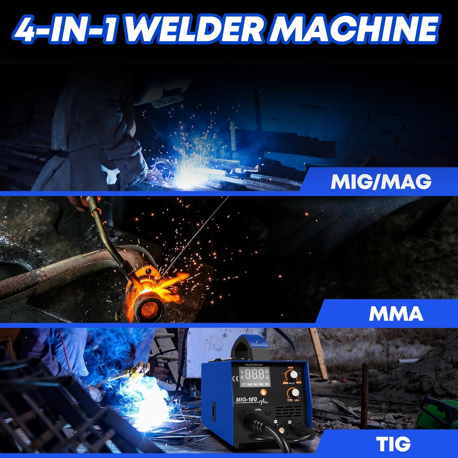 Silvel 160ADHJ-TX Tig-Welders - View #3