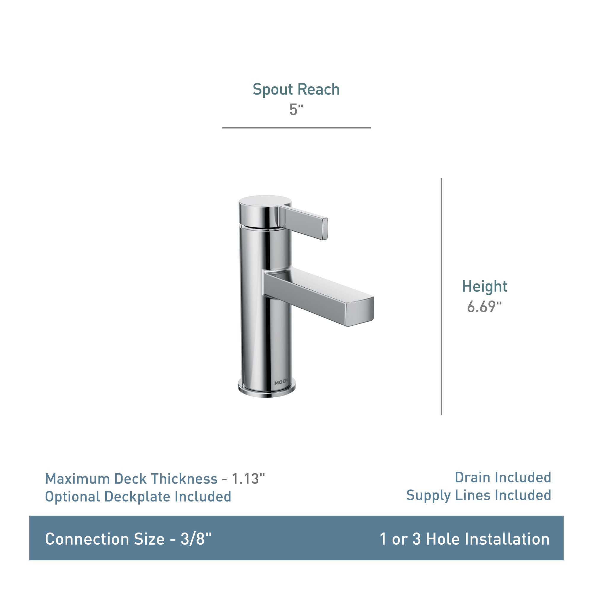 Moen 84774SRN Lavatory-Faucets - View #4