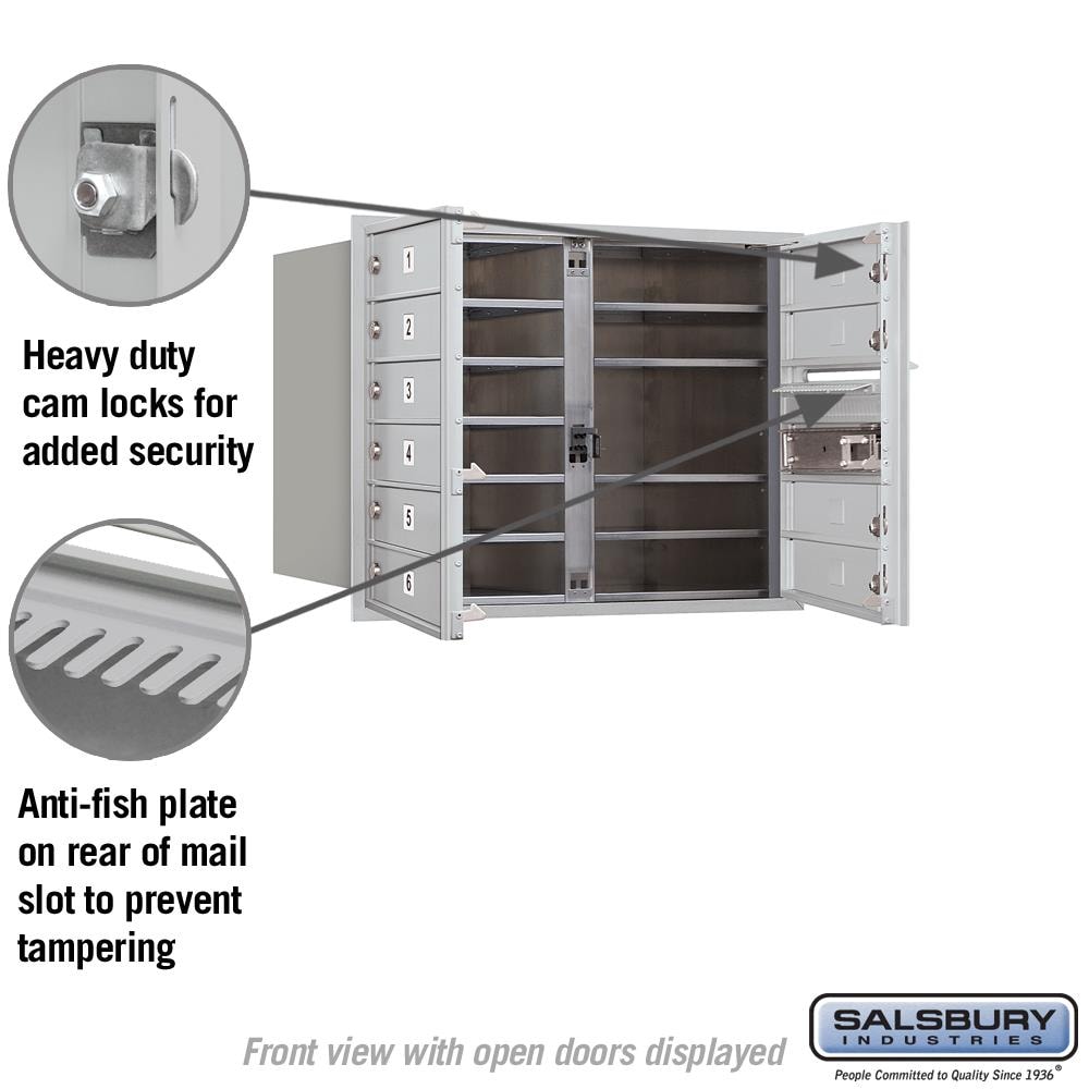 SALSBURY INDUSTRIES 3706D-10AFP mailboxes - View #2