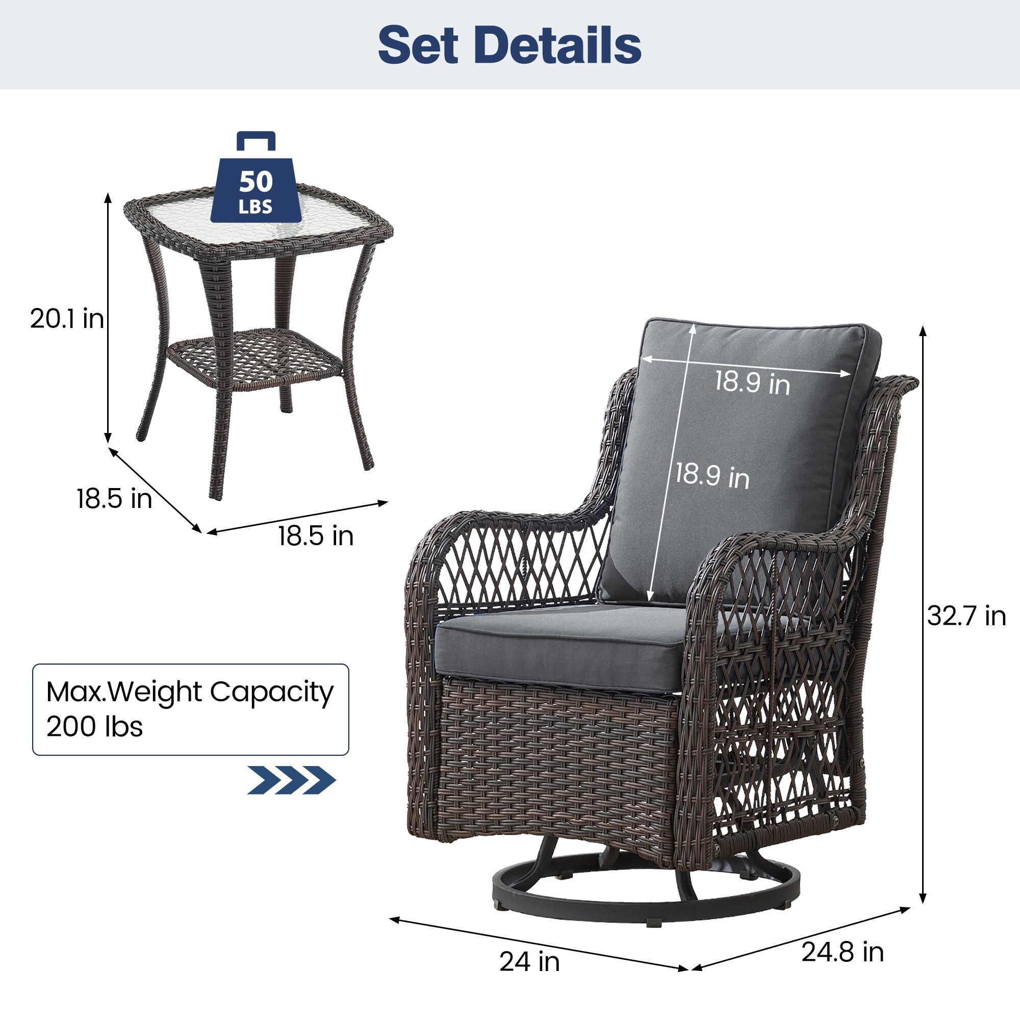 GAOMON CJH-CHAIR-PHO209075 Patio-Chairs - View #4