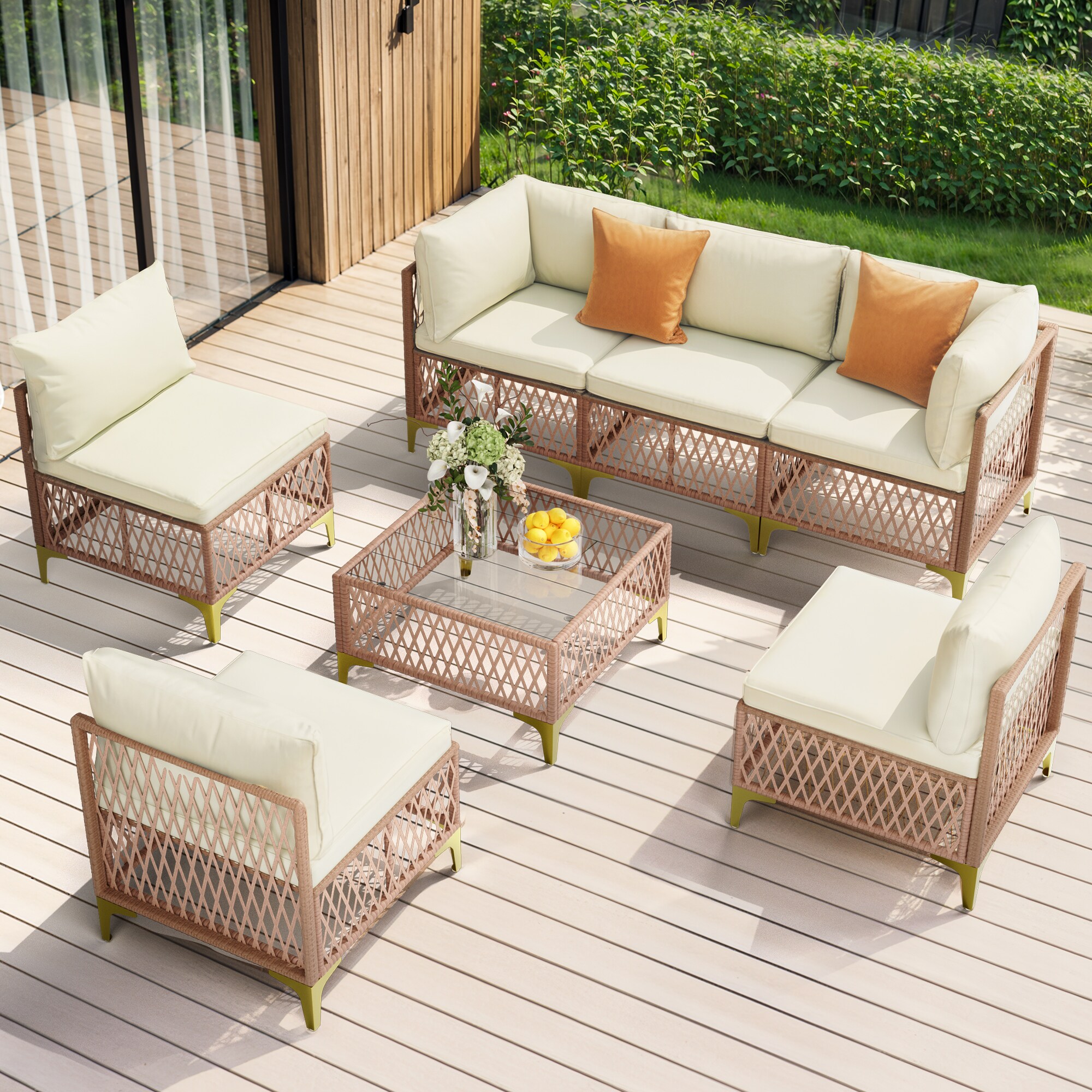 PamaPic TB-LH-7JT-WL1 Patio-Conversation-Sets - View #4