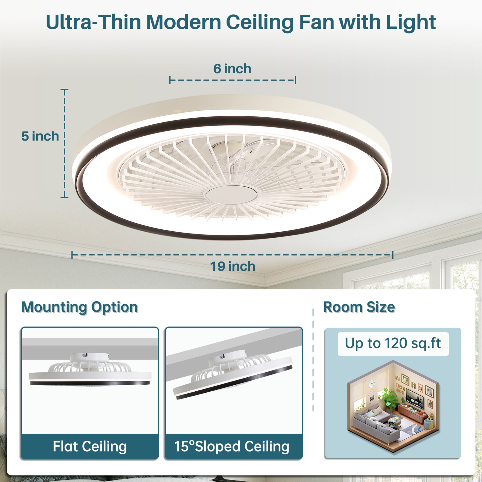 Bybafun YD1300007 Ceiling-Fans - View #4